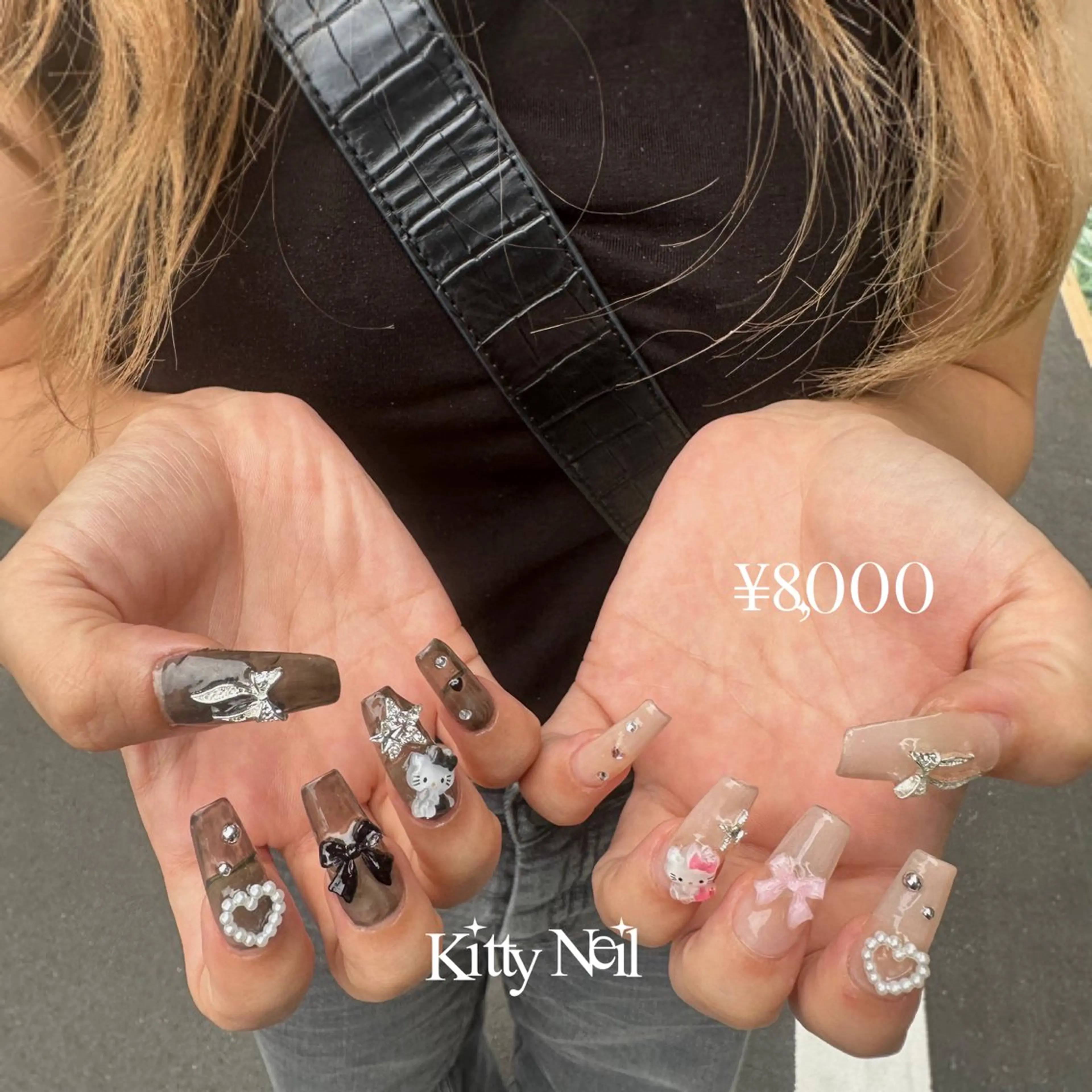 ネイル Bonnal所属・Manamǐ 個性派のネイルデザイン