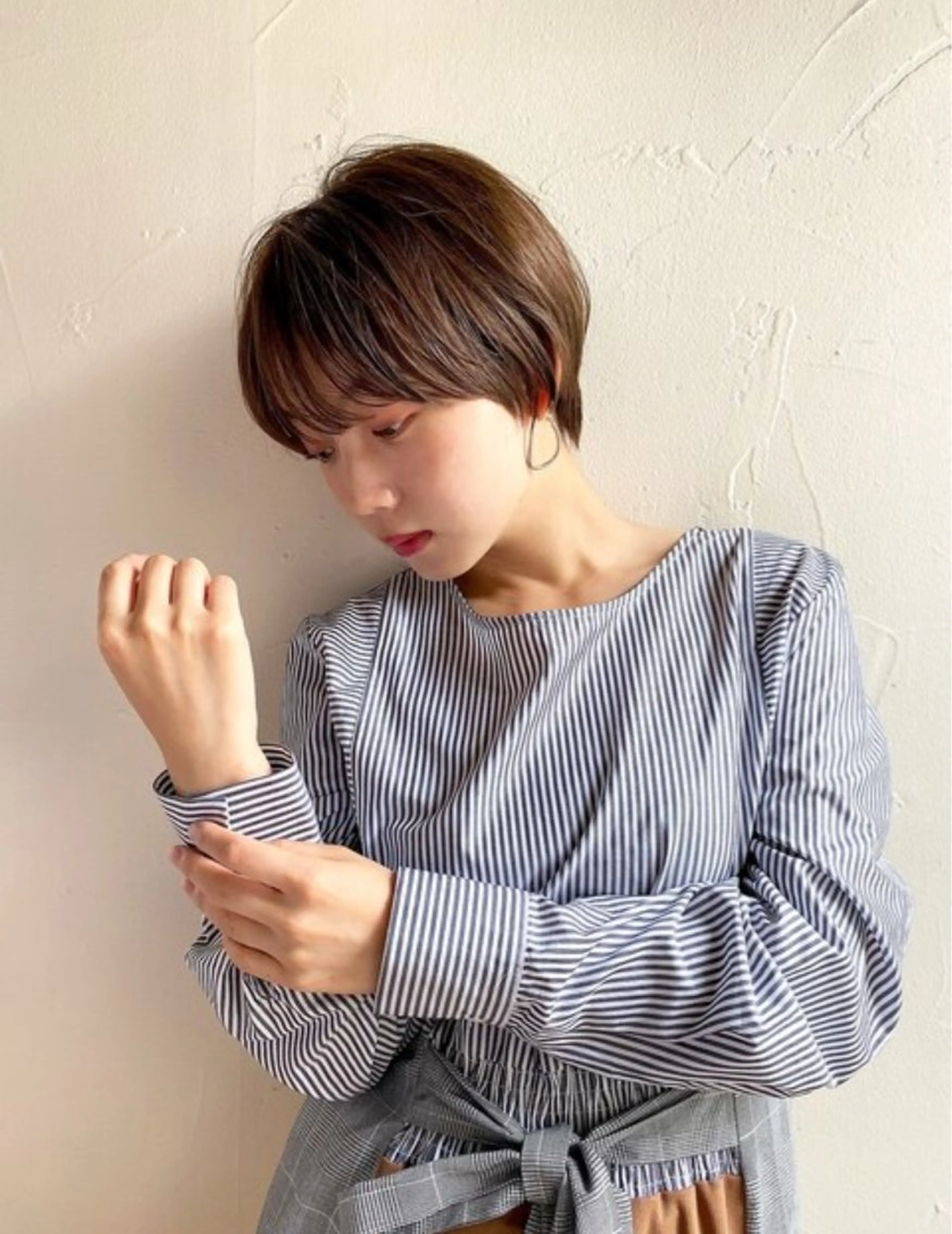 ショート ショートヘア 似合わせカット‪// 鶴我万唯華のヘアスタイル