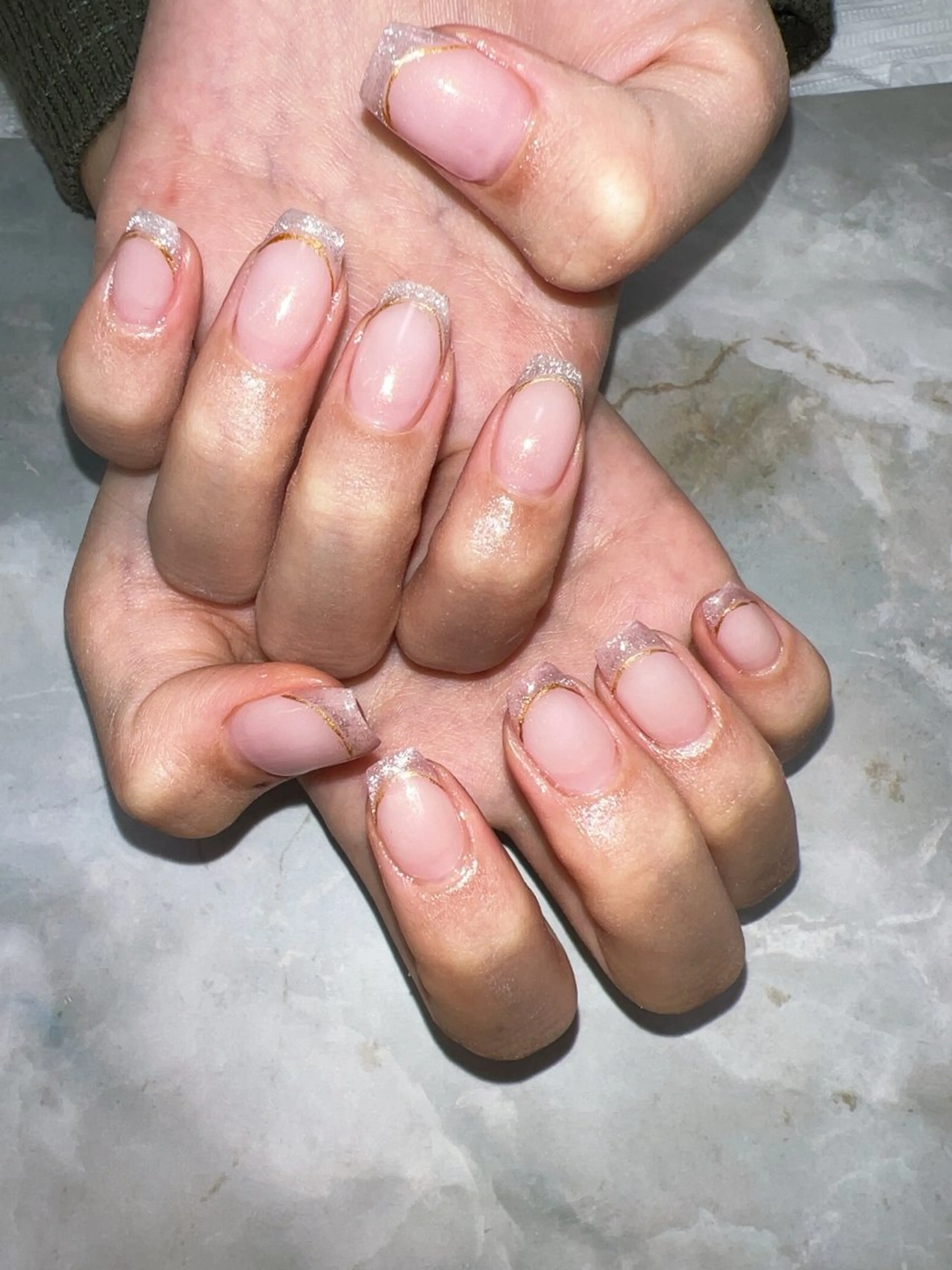 ネイル フレンチネイル マグネットネイル coco nailのネイルデザイン