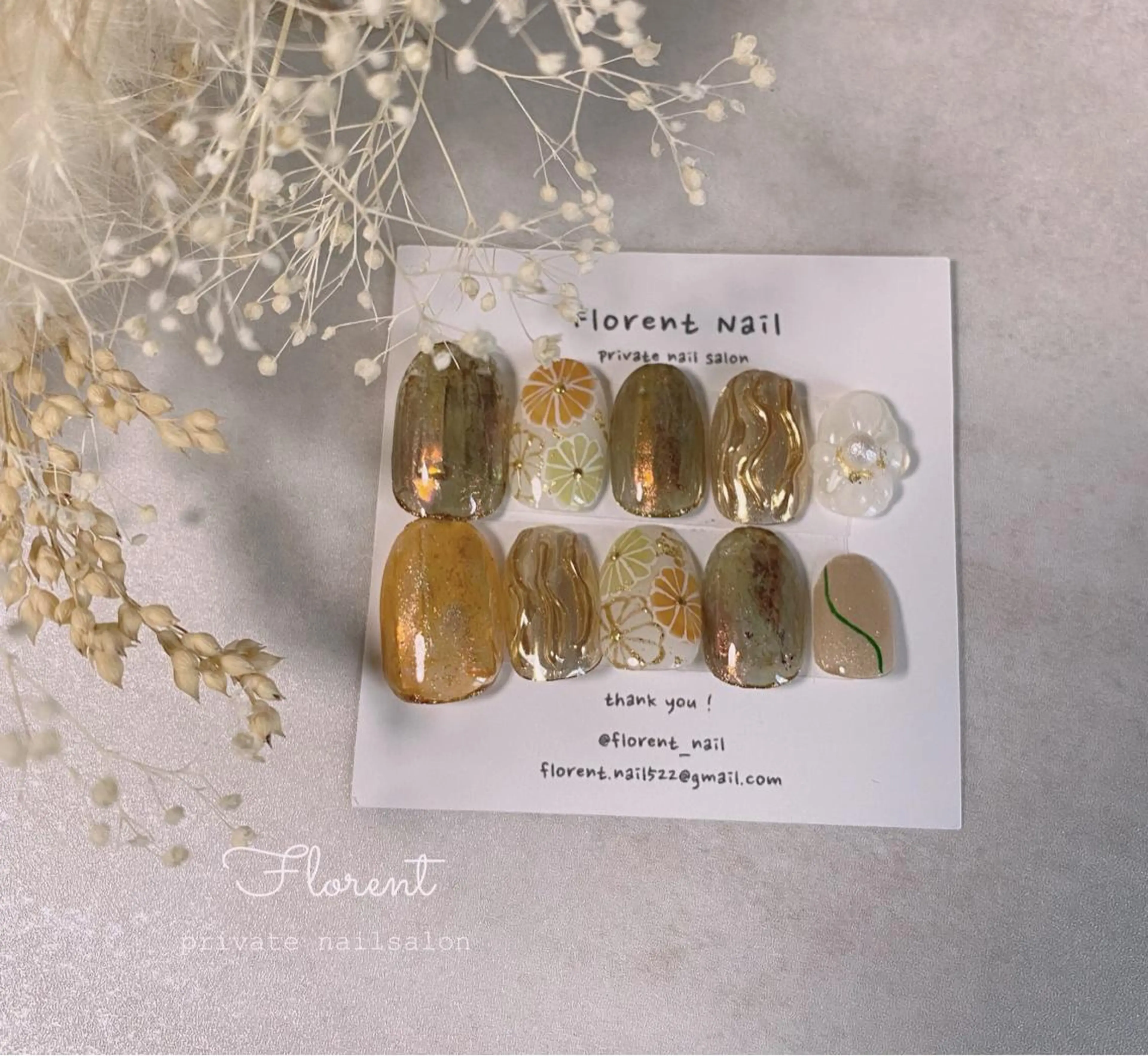 ネイル ハンドネイル florent nailのネイルデザイン