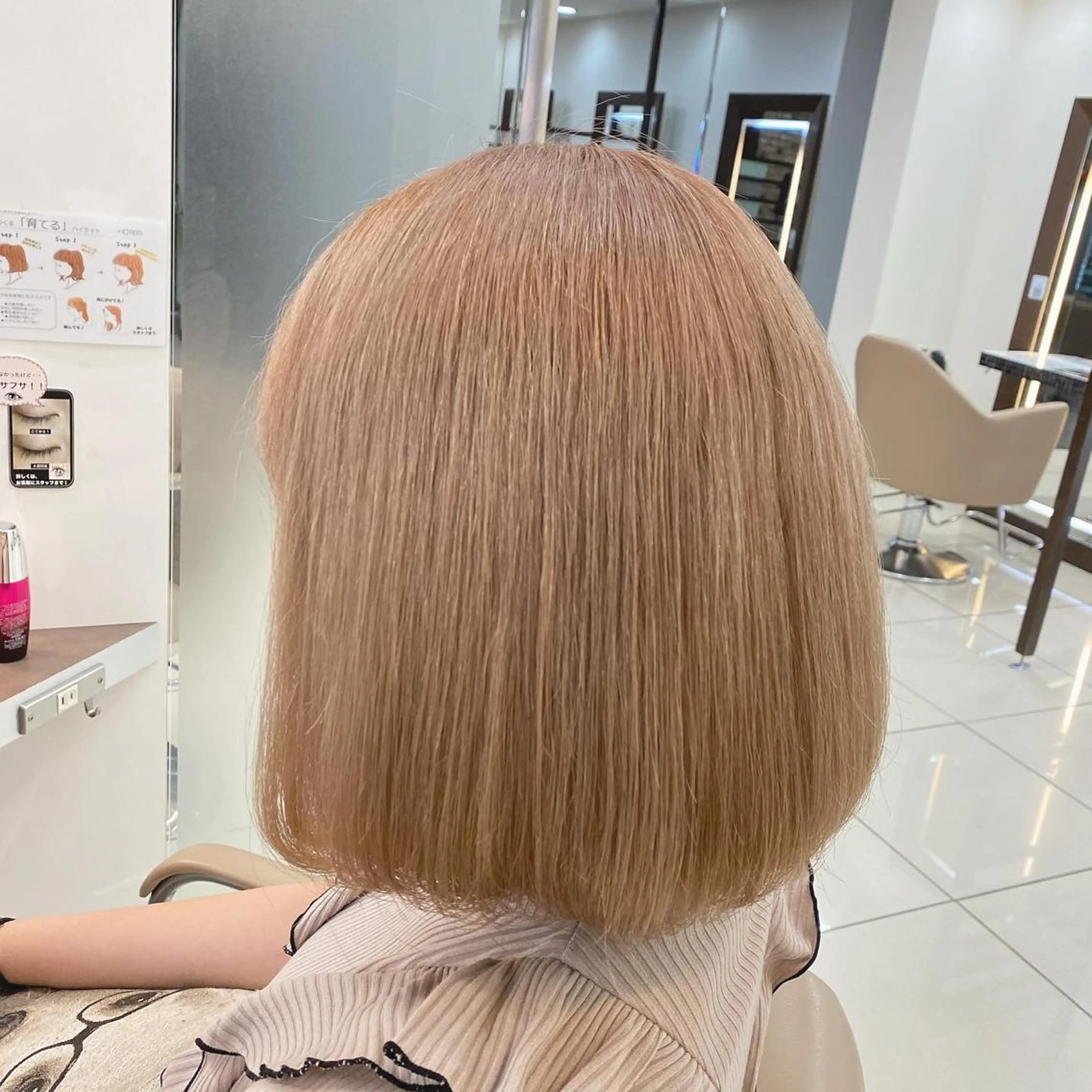 ショート カラー シールエクステ✨️韓 国羽エクステ🪽和希のヘアスタイル