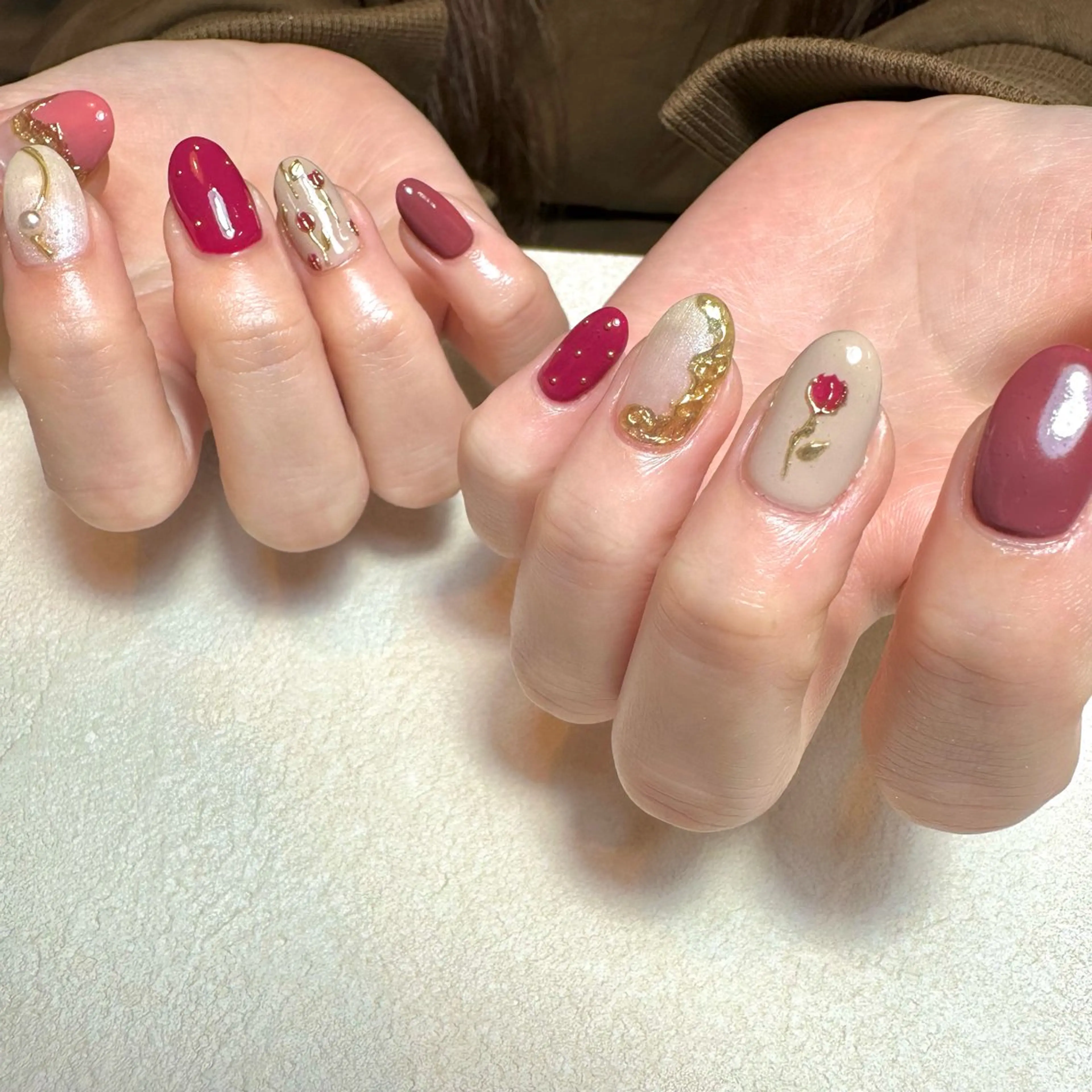 ネイル ハンドネイル フットネイル GéRanium Harukaのネイルデザイン