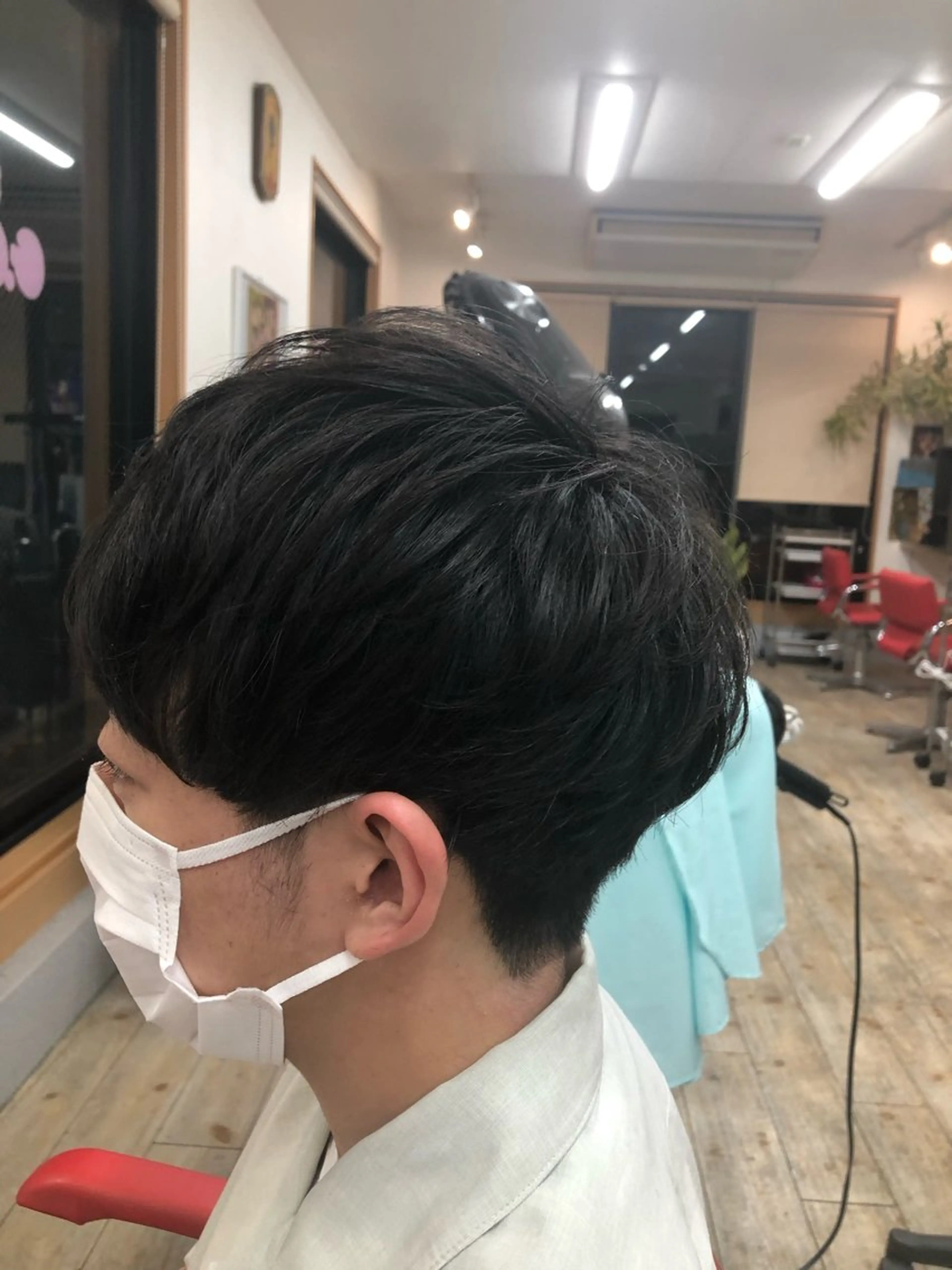 ショート メンズ マッシュ くせ毛 ショートヘア 水谷 寛太のヘアスタイル