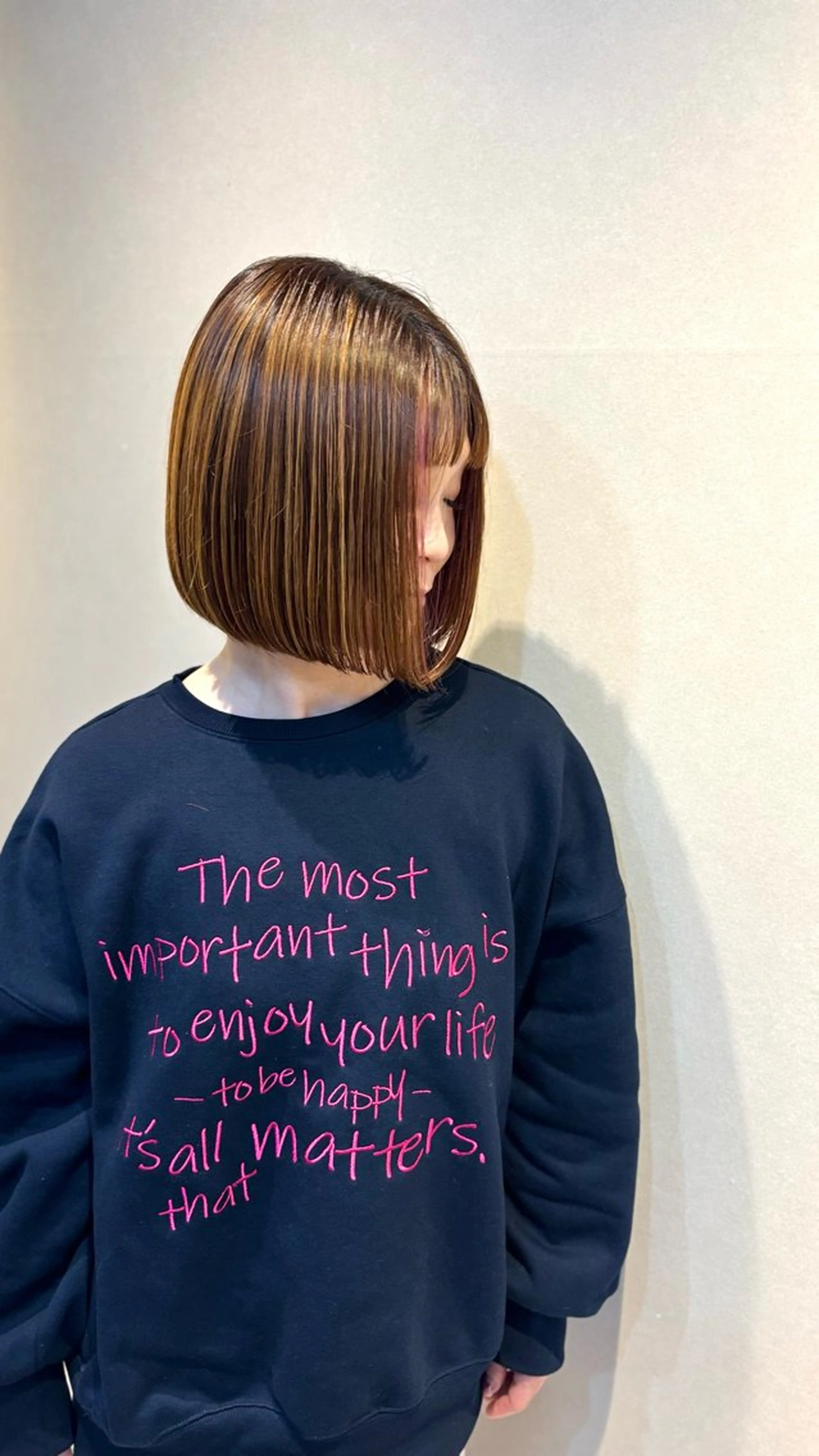 ショート 切りっぱなしボブ ボブ ショートヘア HARUKI  MINATO Japan広島紙屋町店所属・hmj紙屋町店 脊戸智志のエステ・リラクイメージ