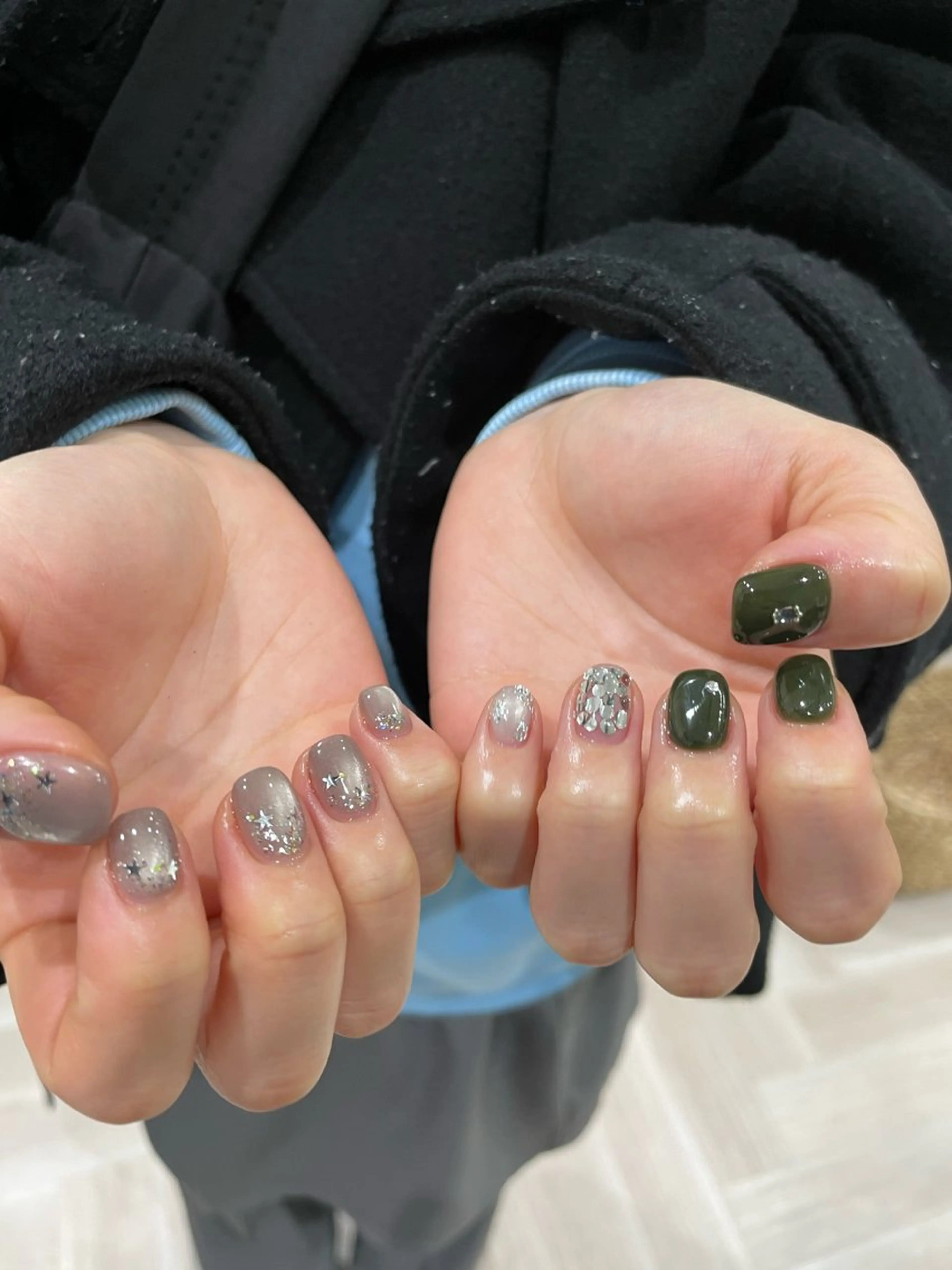 ネイル マグネットネイル ハンドネイル Ricnail☾ ayanoのネイルデザイン