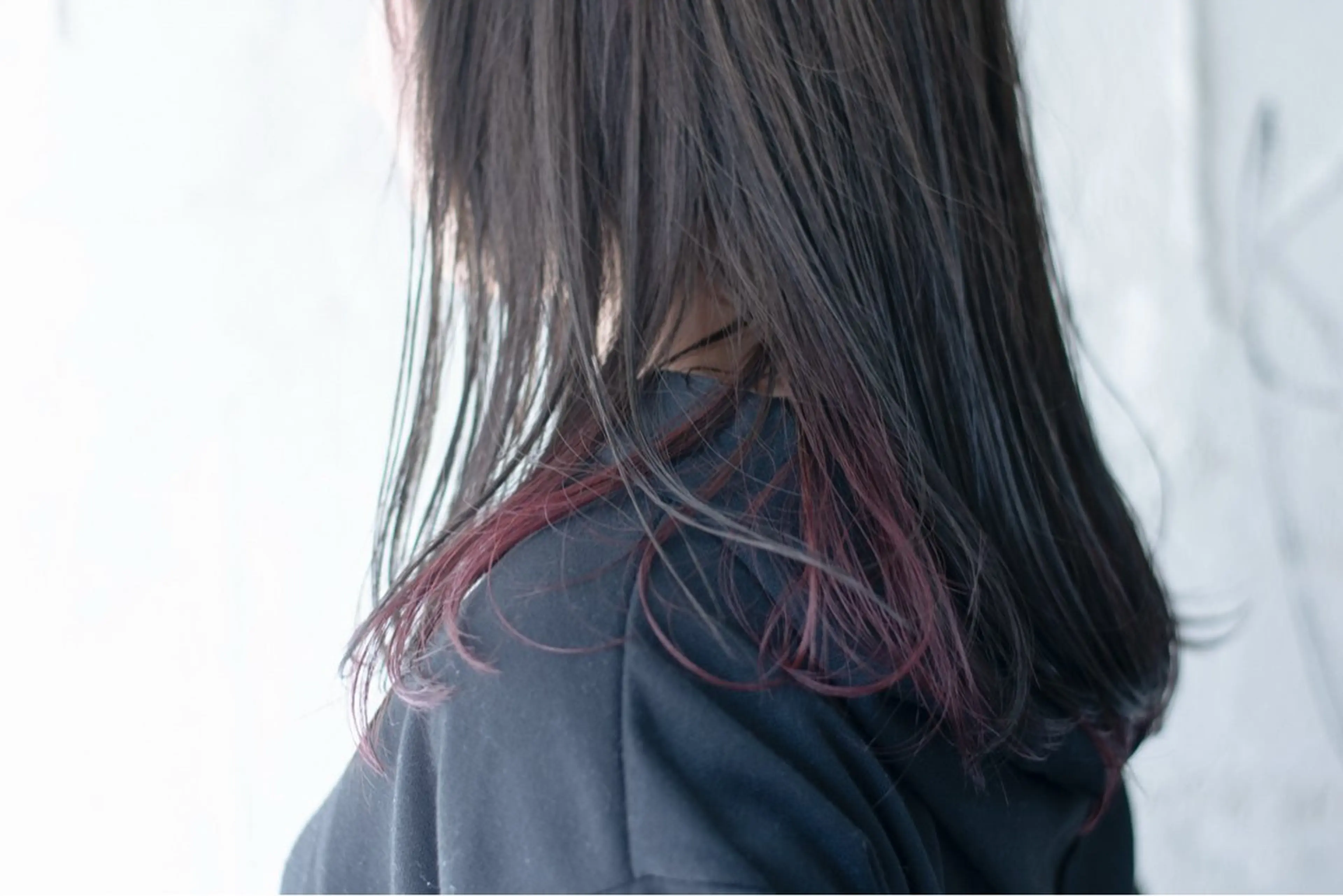 カット+髪質改善カラー＋髪質改善デザインカラー＋髪質改善トリートメントの写真