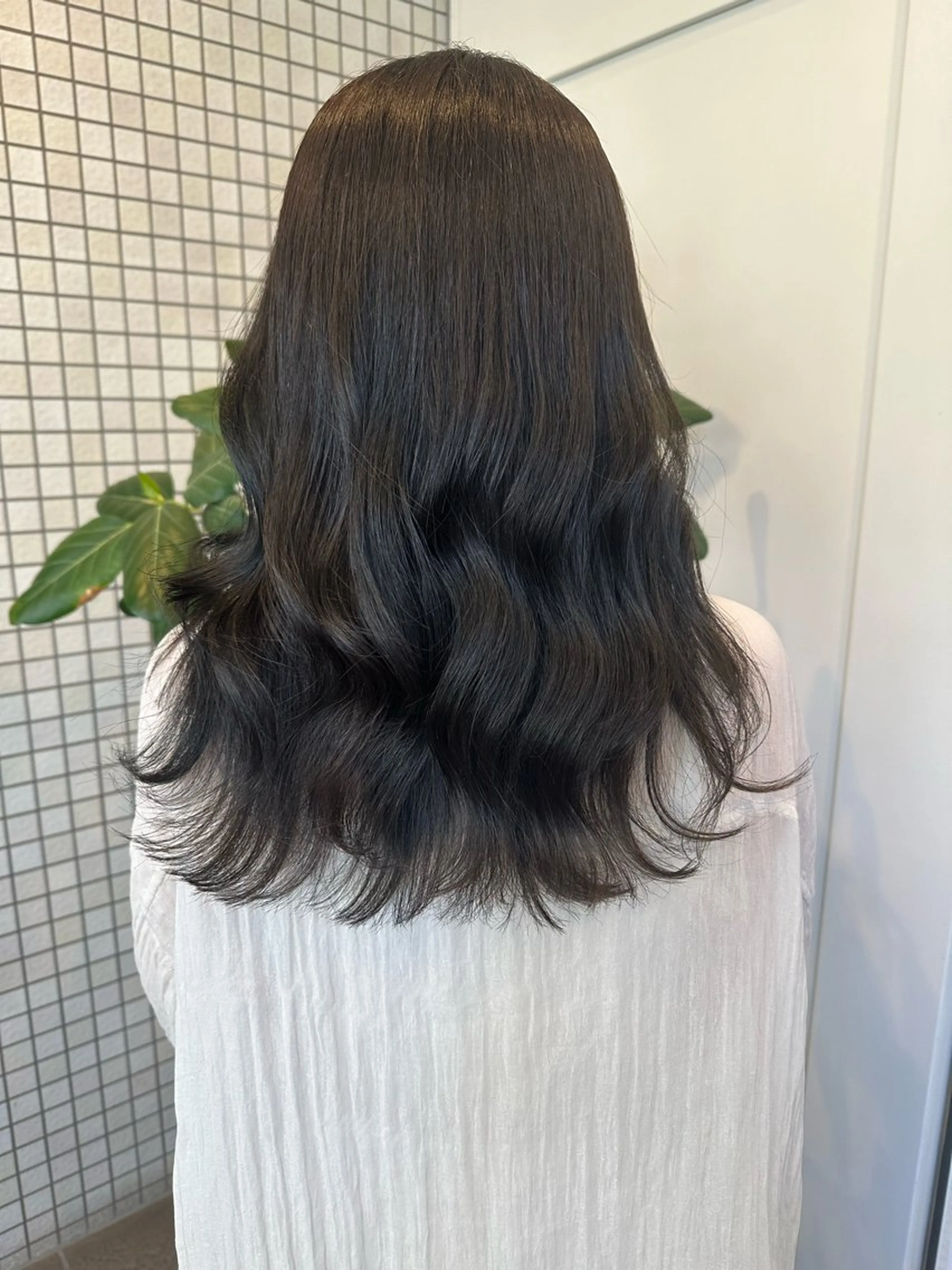 ミディアム カラー ヘアアレンジ アッシュ 🎀暖色カラー🎀 おかだみほのヘアスタイル