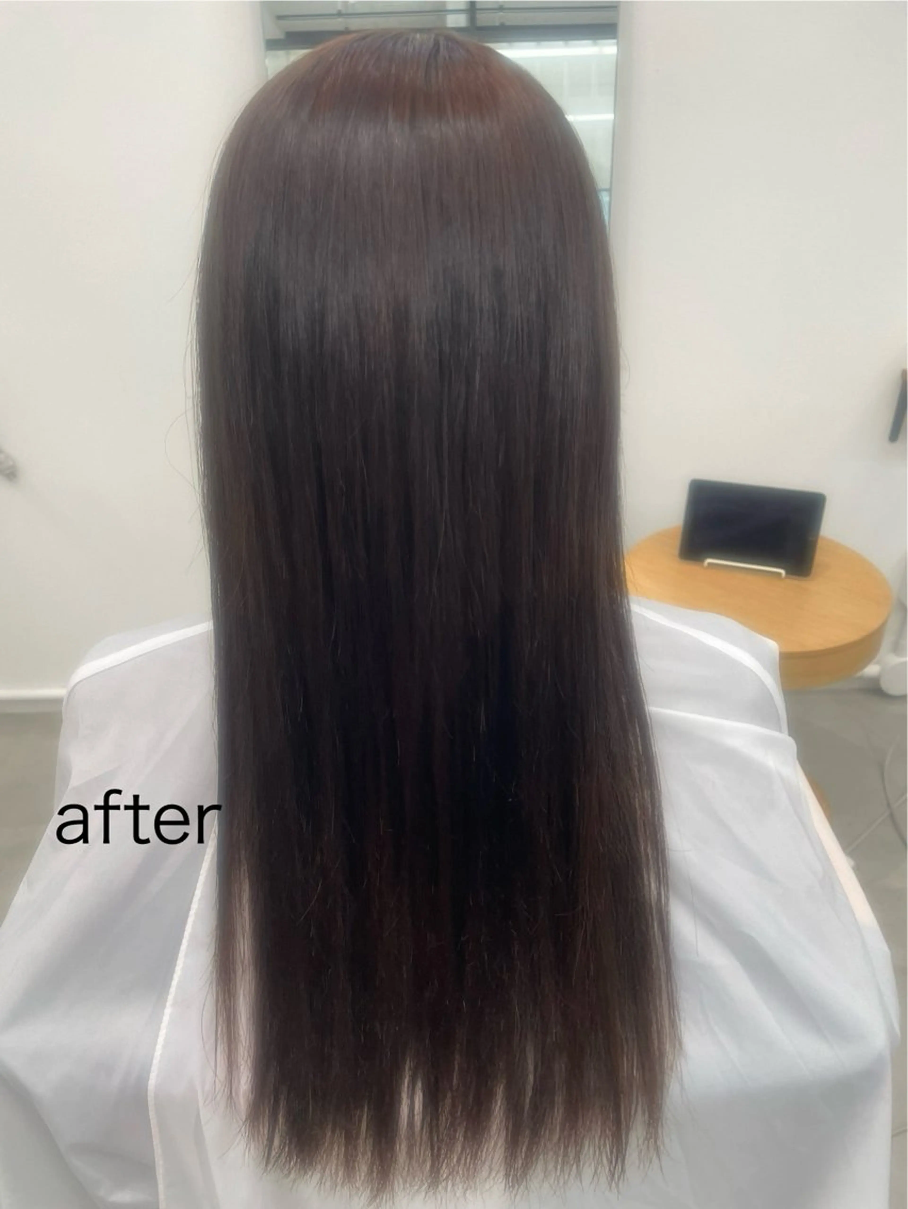 ロング ロング 縮毛矯正 あゆみ 🍀のヘアスタイル