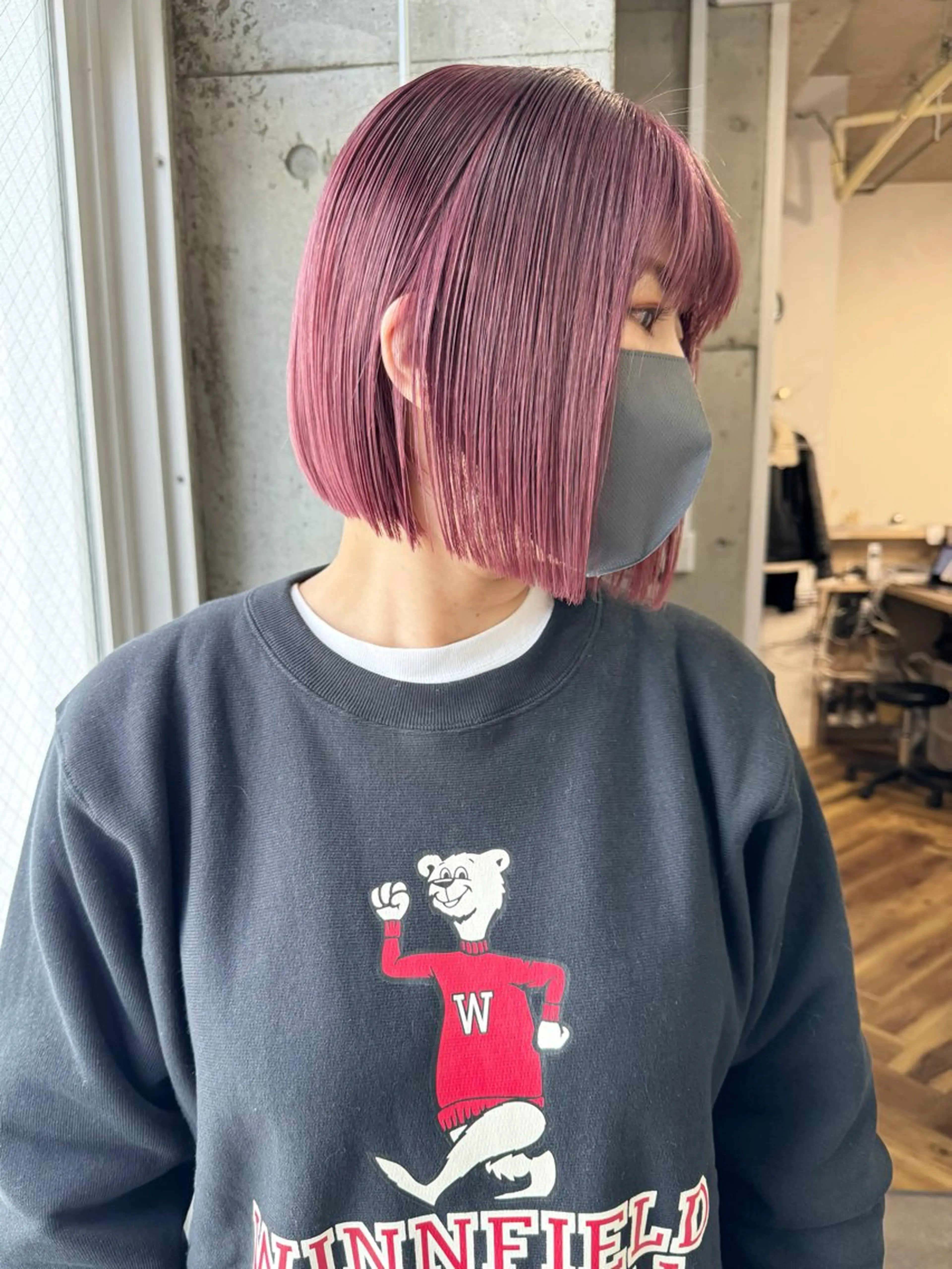 ショート カラー ブリーチ ブラウンカラー ケアブリーチ ダブルカラー ハイライトカラー ヘアカラー lani 天神大名/ブリーチのヘアスタイル