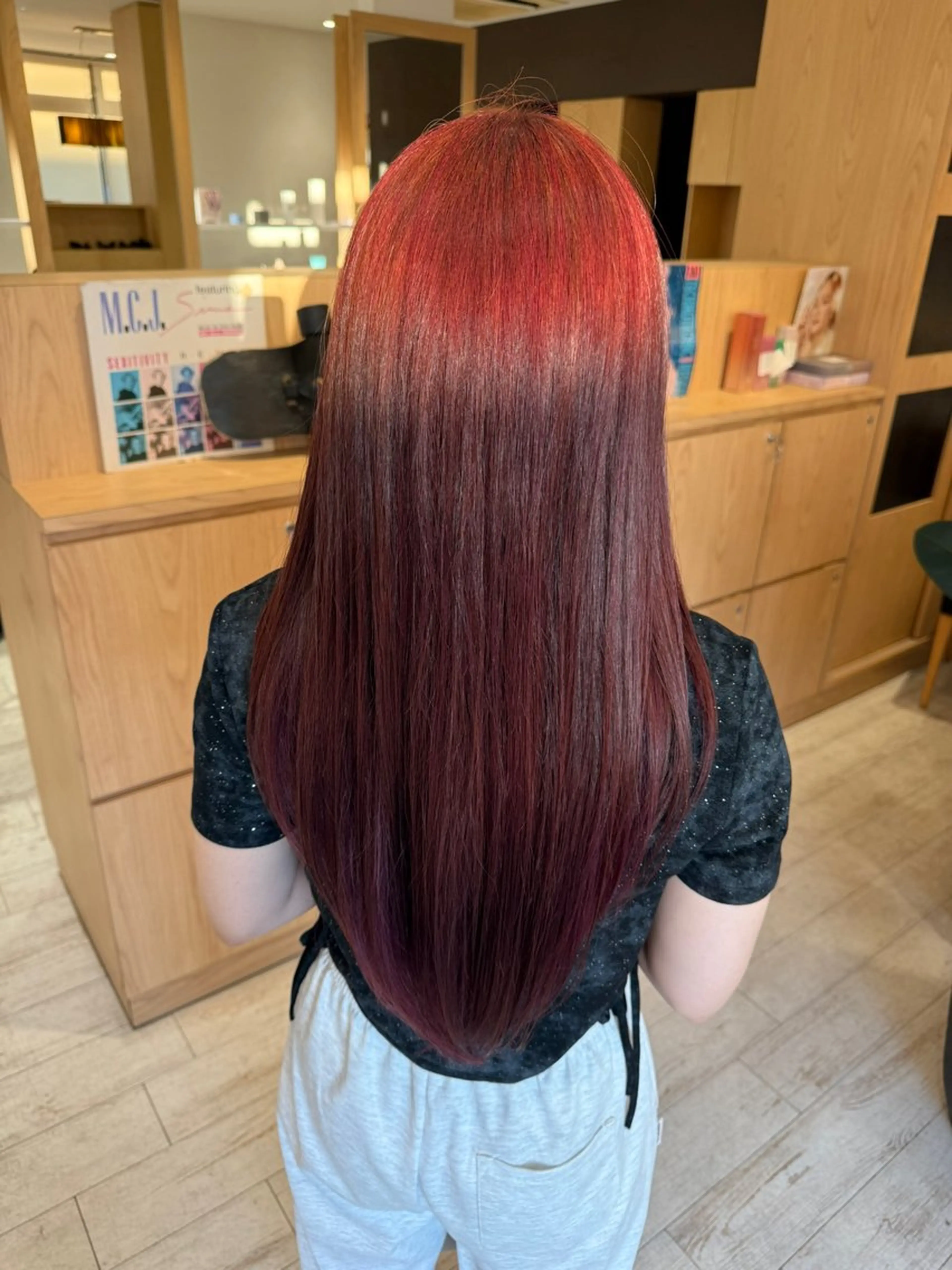 🎶新規様限定　カット+ブリーチなしダブルカラー+トリートメントの写真