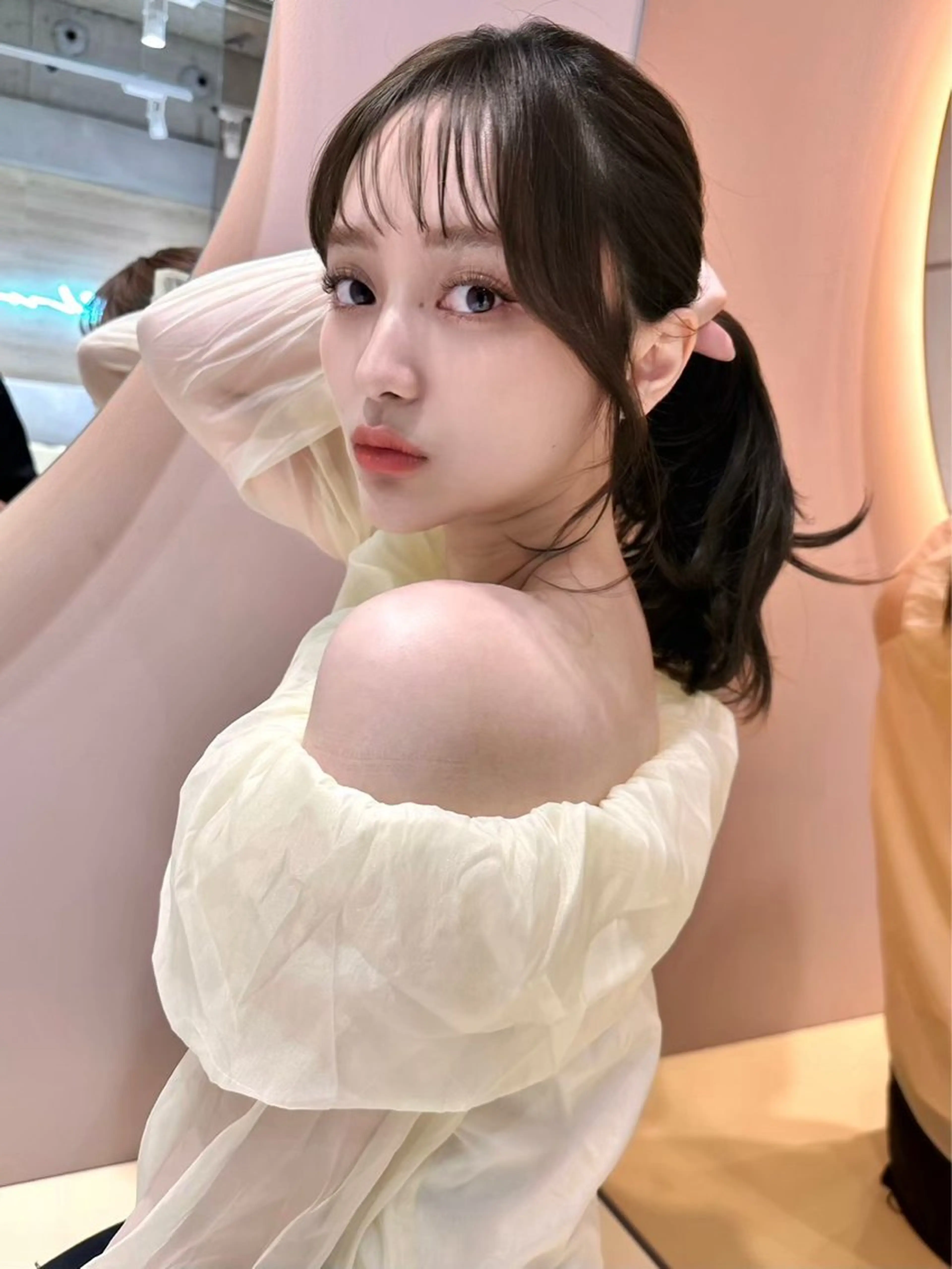 ミディアム カラー 透明感カラー ダブルカラー 顔まわりレイヤー 韓国風ヘア レイヤーカット 髪質改善 顔まわり 🌿柏崎颯刀のヘアスタイル