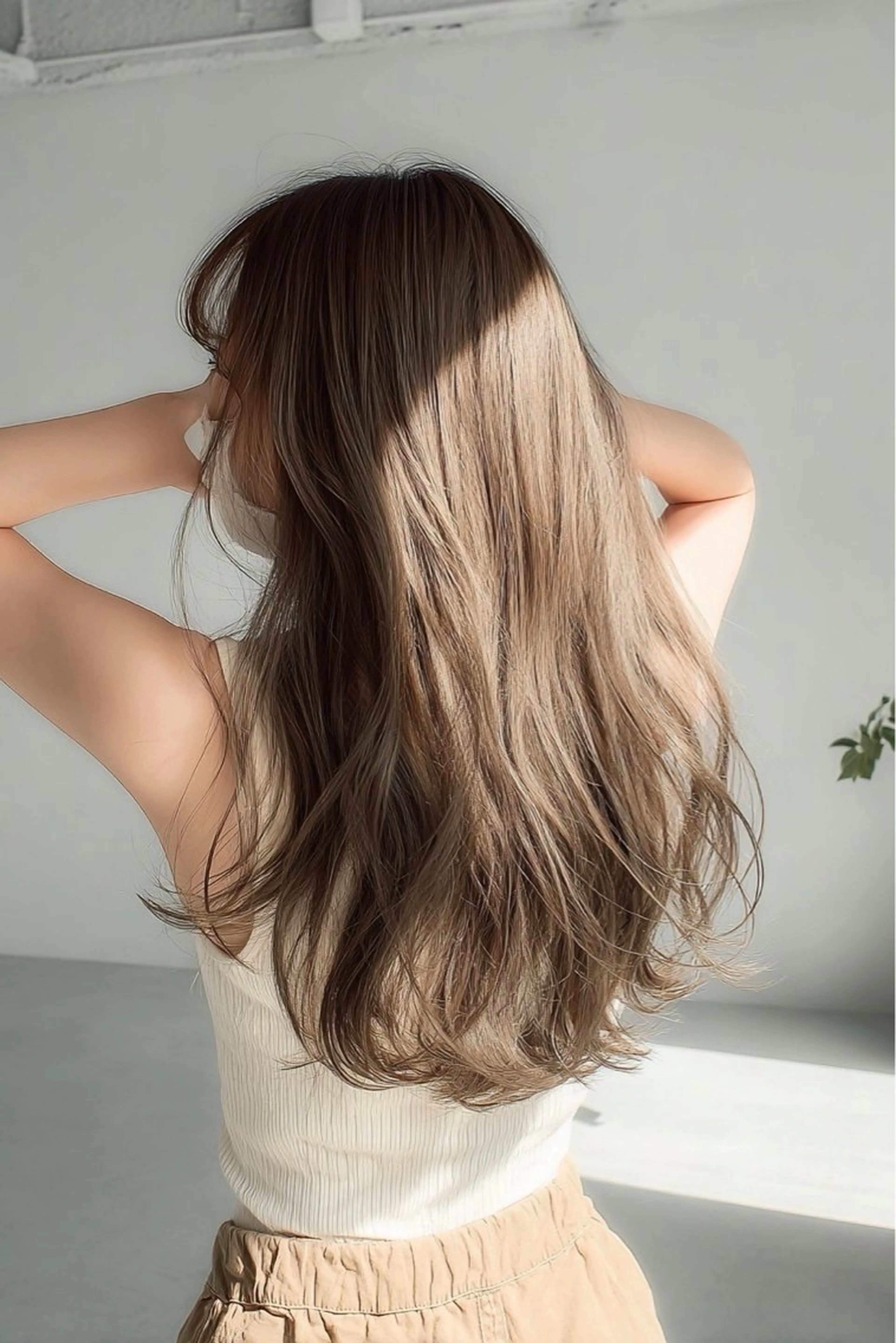 ロング 暖色カラー//了戒 美希//伊勢原のヘアスタイル