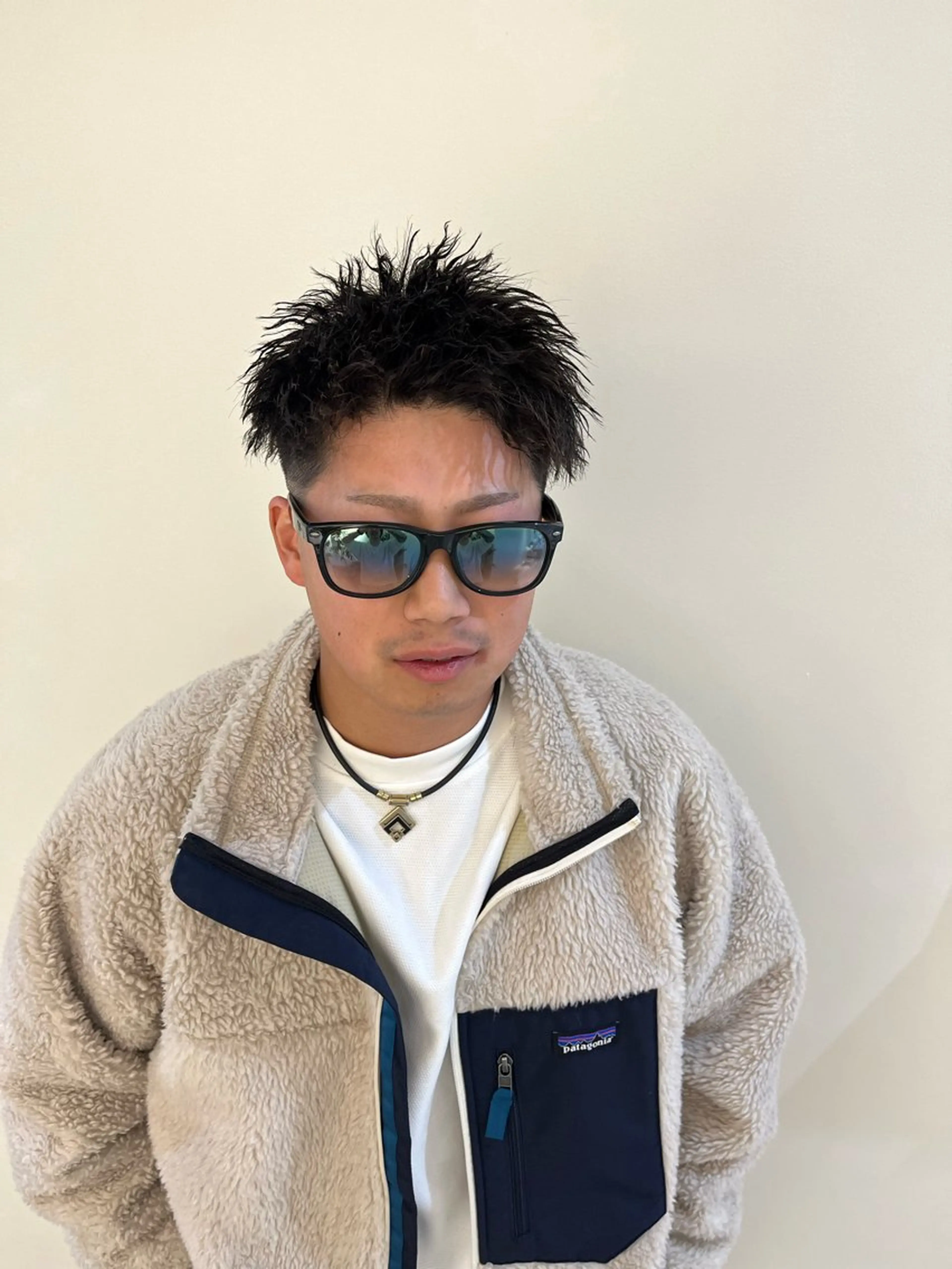 ショート パーマ メンズ Utata  literie所属・嵯峨 大地／パーマ／ ハード系／特殊系のヘアスタイル