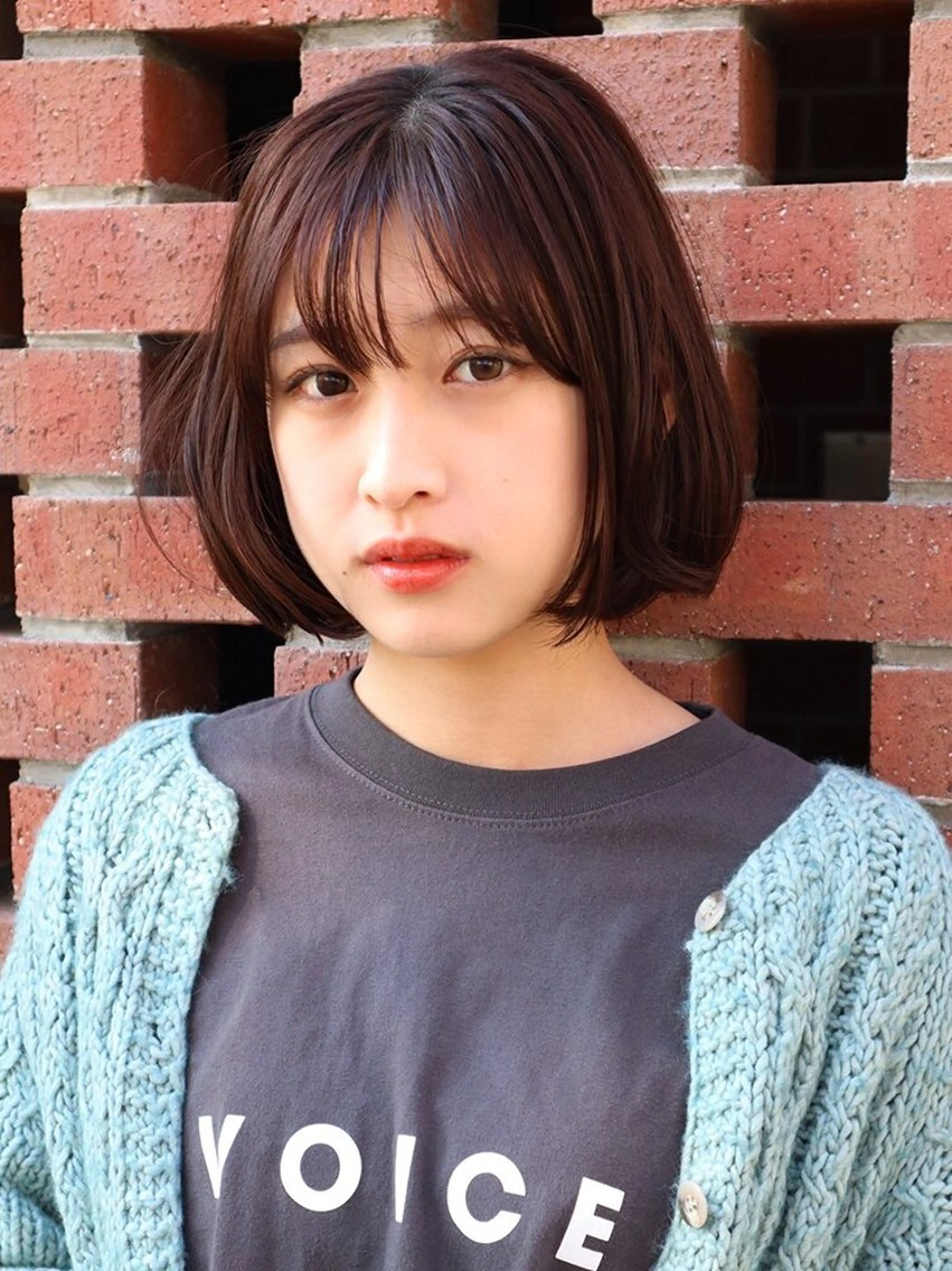 ミディアム カラー カット ヘアカラー トリートメント アレンヘアー広島駅前 天河のヘアスタイル