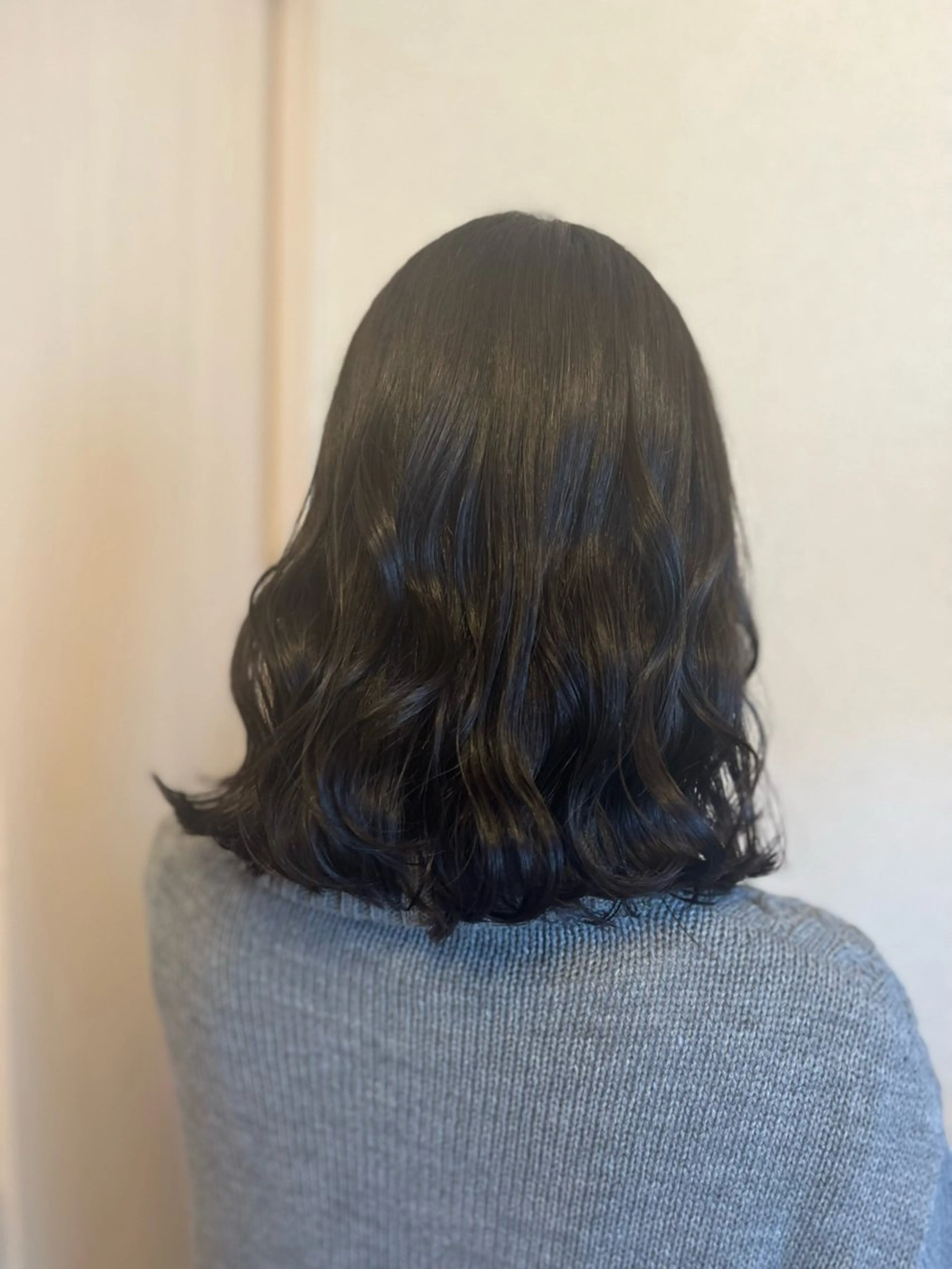 ミディアム カラー ブラウンカラー オリーブブラウン カット ヘアカラー g.hair design所属・saaya💙 ブリーチなしカラーのヘアスタイル