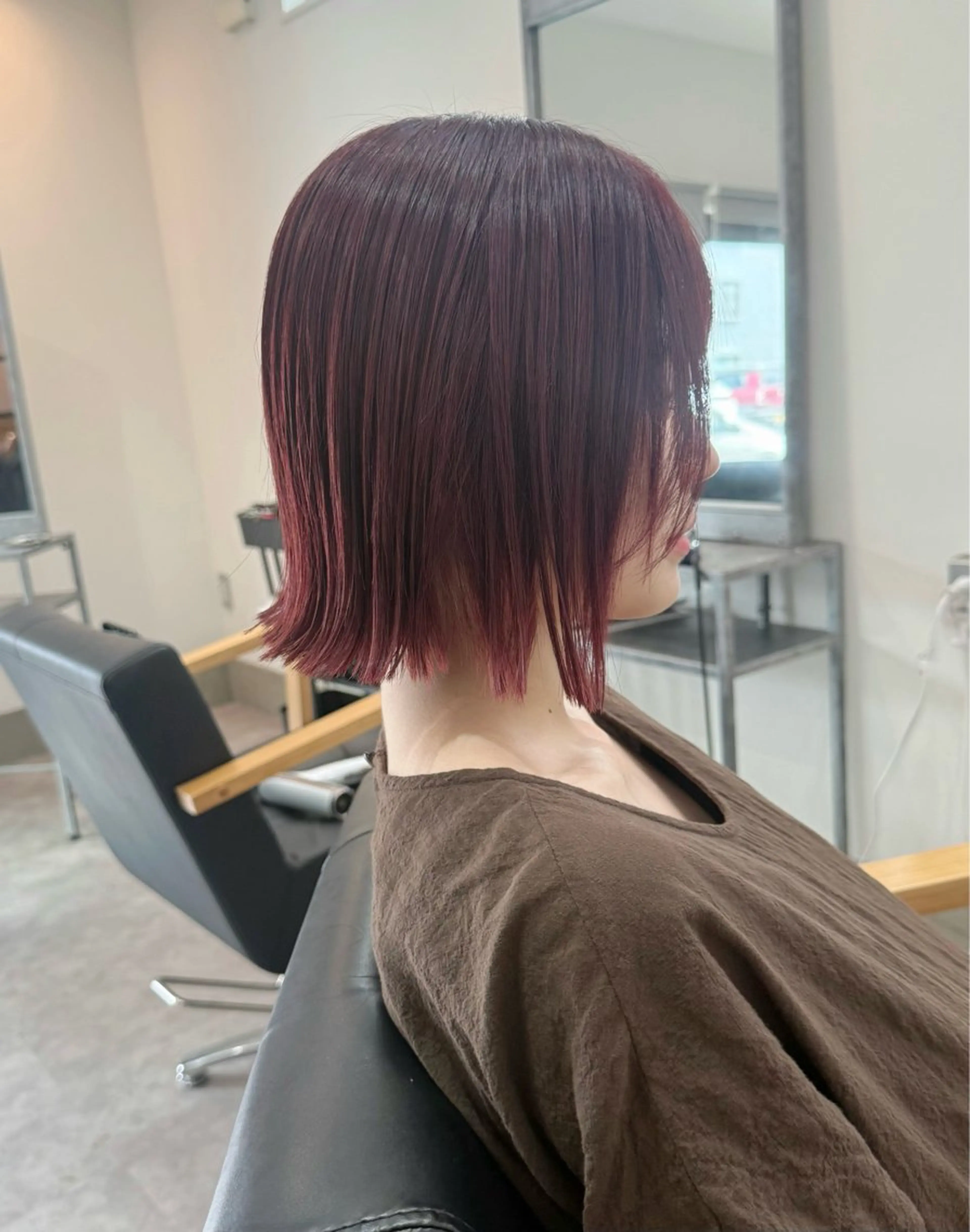 ミディアム カット ヘアカラー ヘッドスパ アジアエス所属・谷山清和 ゆうやのヘアスタイル