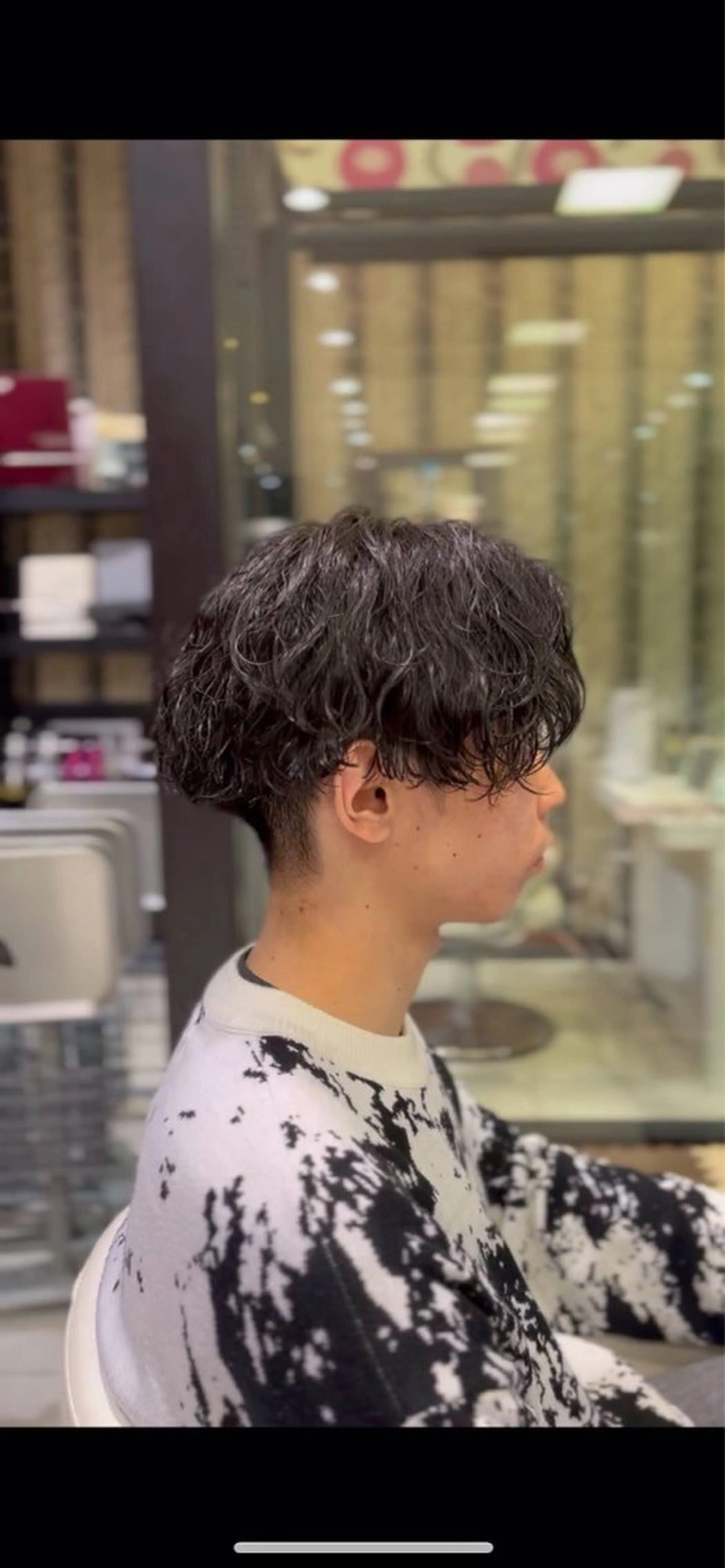 ショート パーマ レイヤー/ショート 遠藤光輝のヘアスタイル