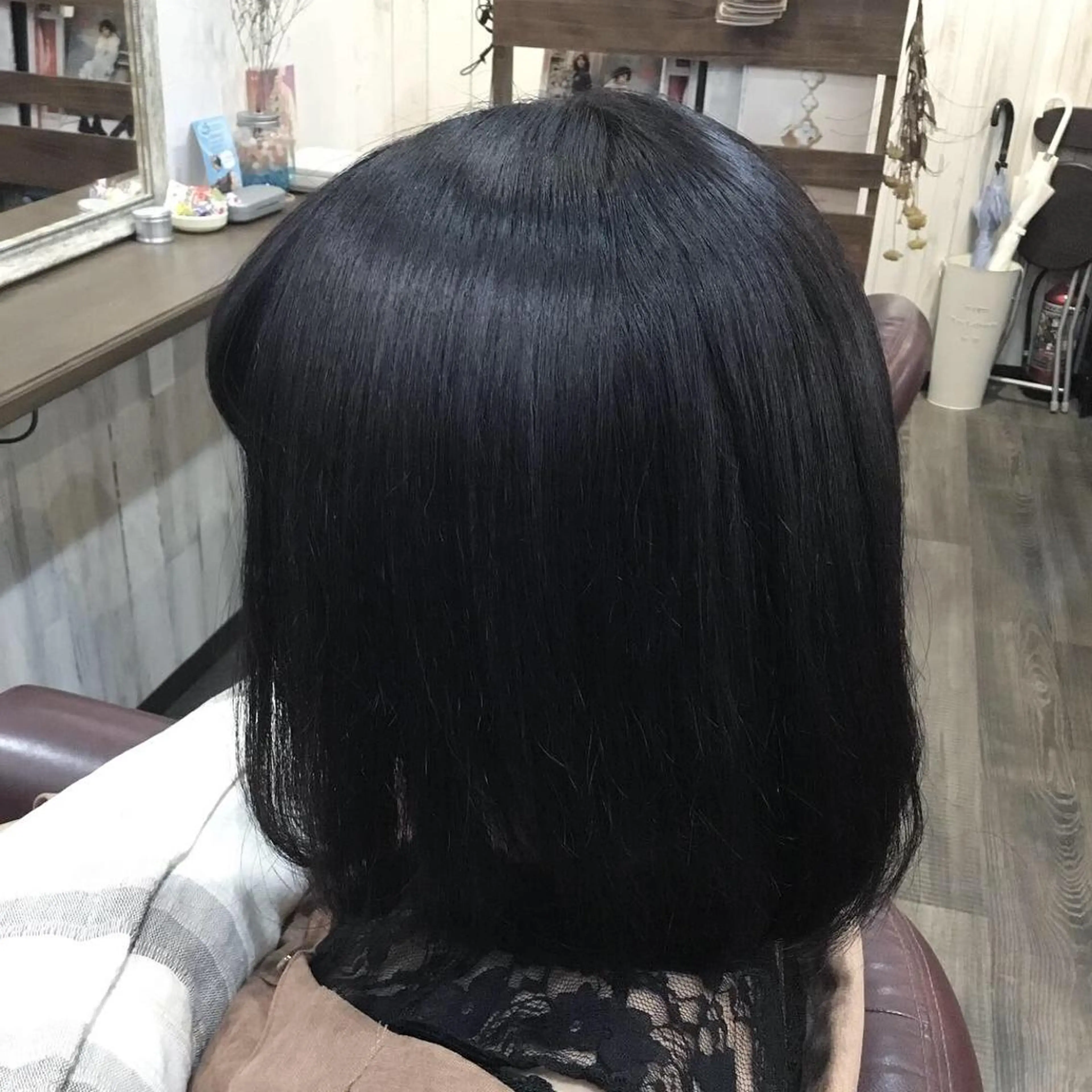 ミディアム カラー 金崎 新吾のヘアスタイル