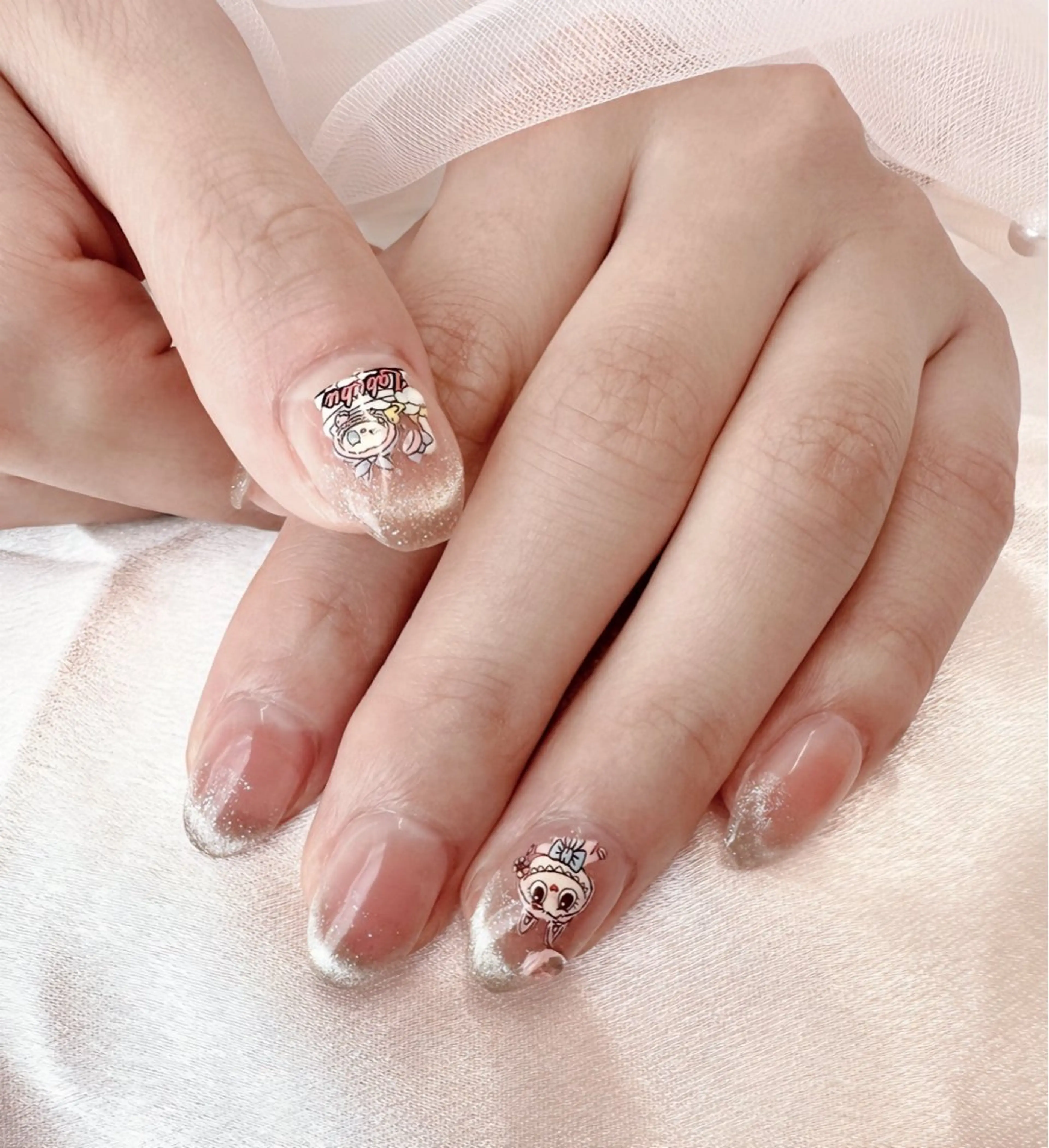 ネイル チークネイル Pawtique SAYAKAのネイルデザイン