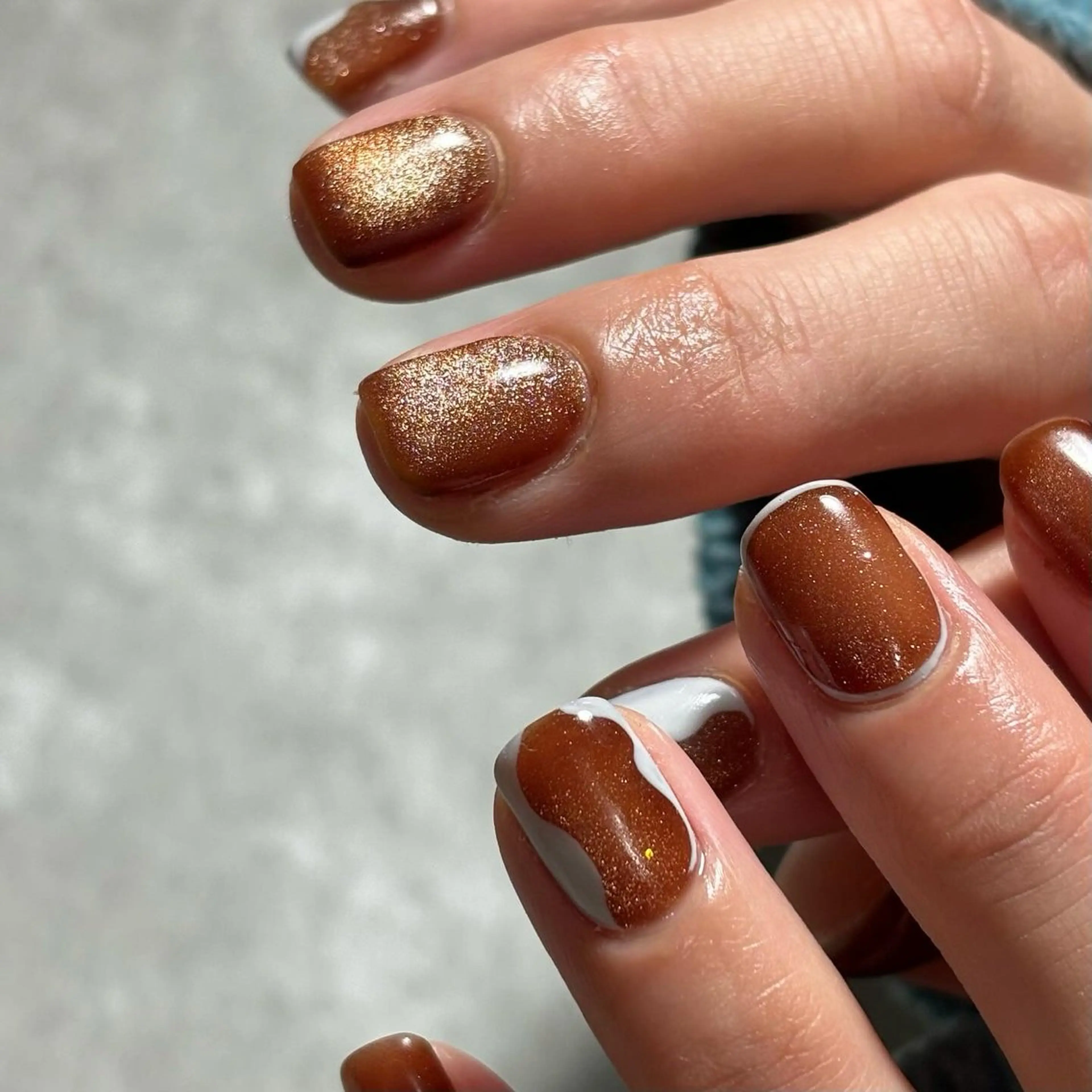 ネイル マグネットネイル ハンドネイル Elio所属・Elio 国泰寺のネイルデザイン