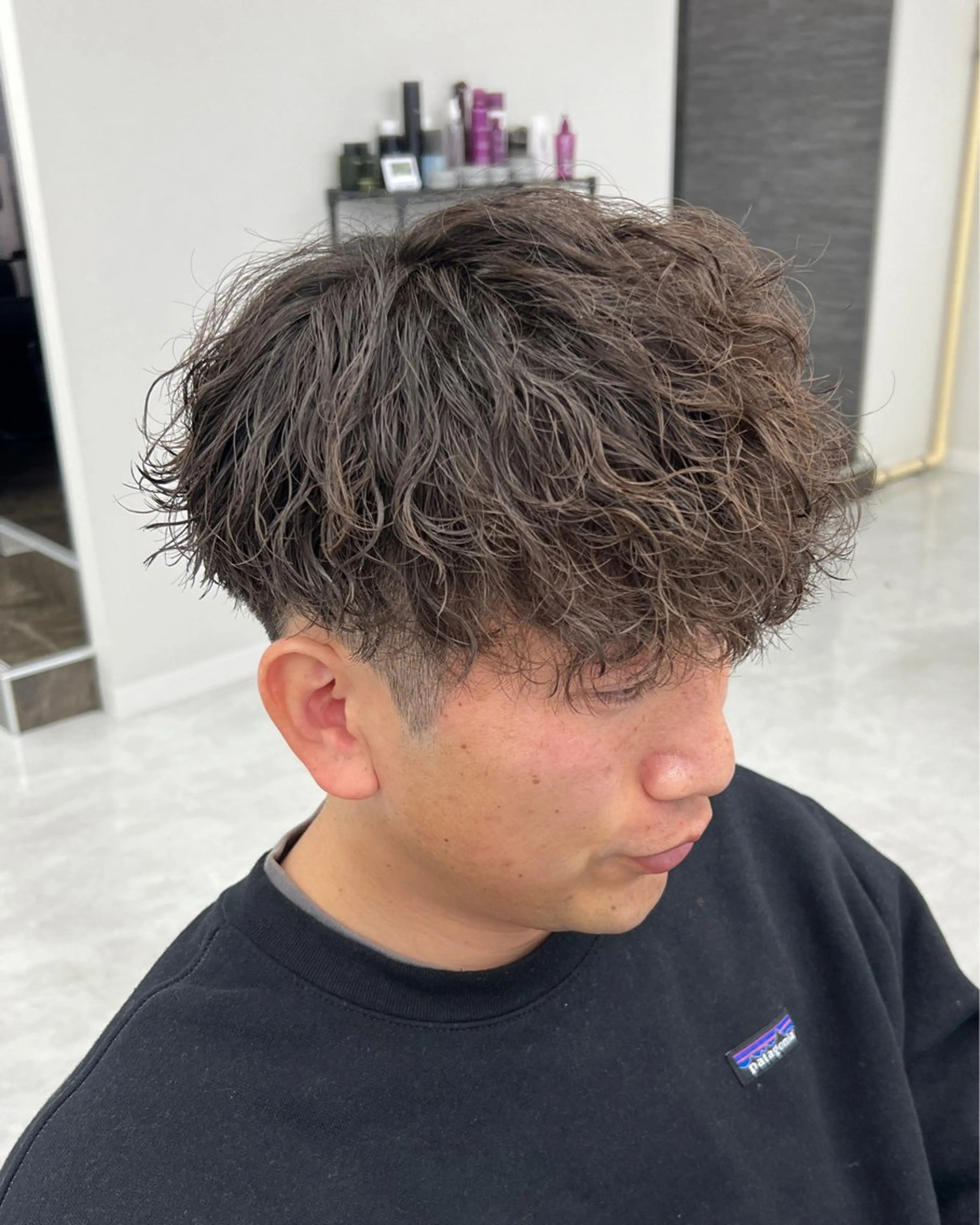 パーマ メンズ カット パーマ トリートメント ヘッドスパ ヘアセット シャドウパーマ/ メンズ/KENTAのヘアスタイル