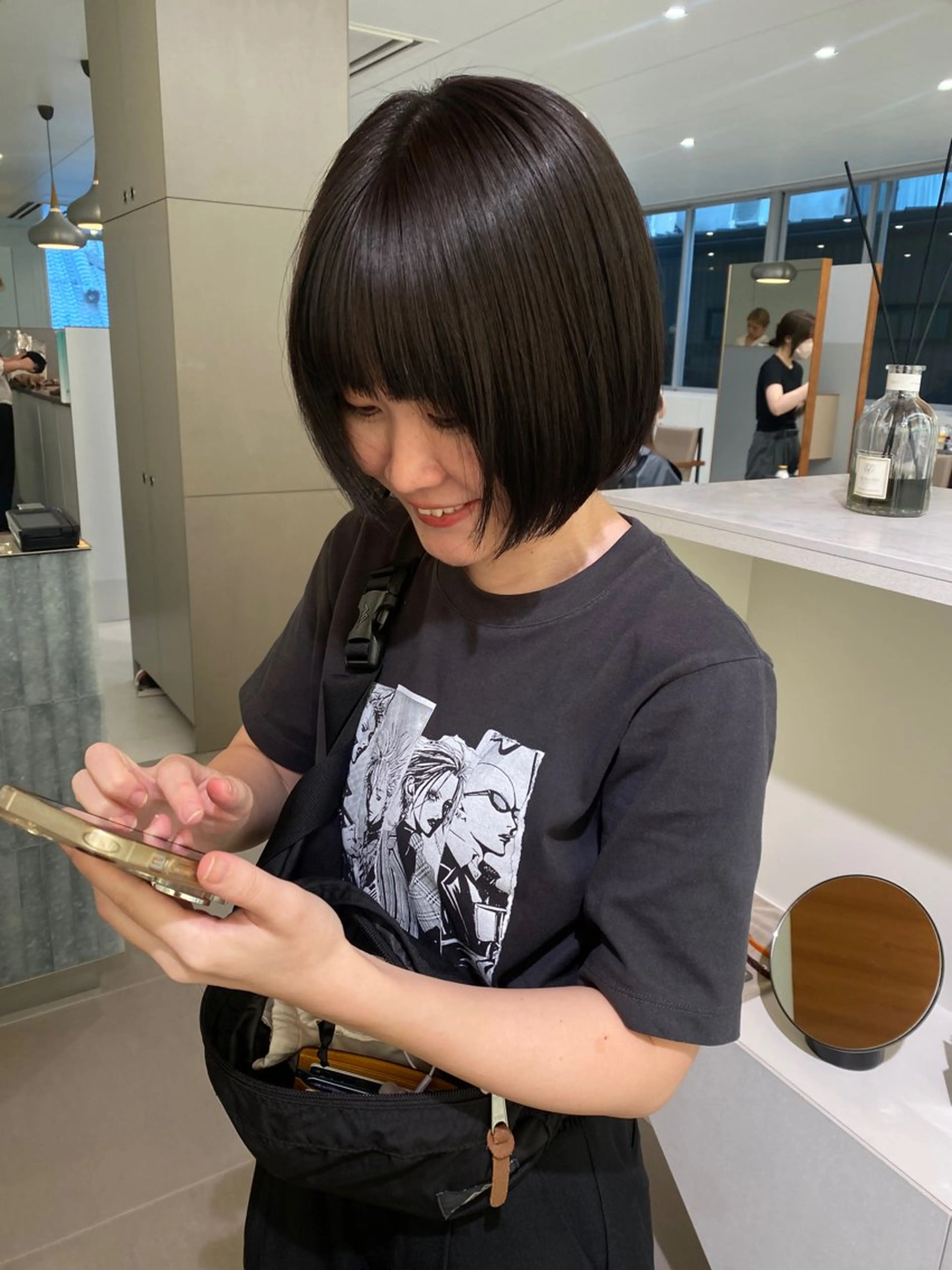 ショート カラー ベージュカラー 透明感カラー ダブルカラー ヘアカラー 高発色ブリーチ/ ハイレイヤー🪽aiのヘアスタイル