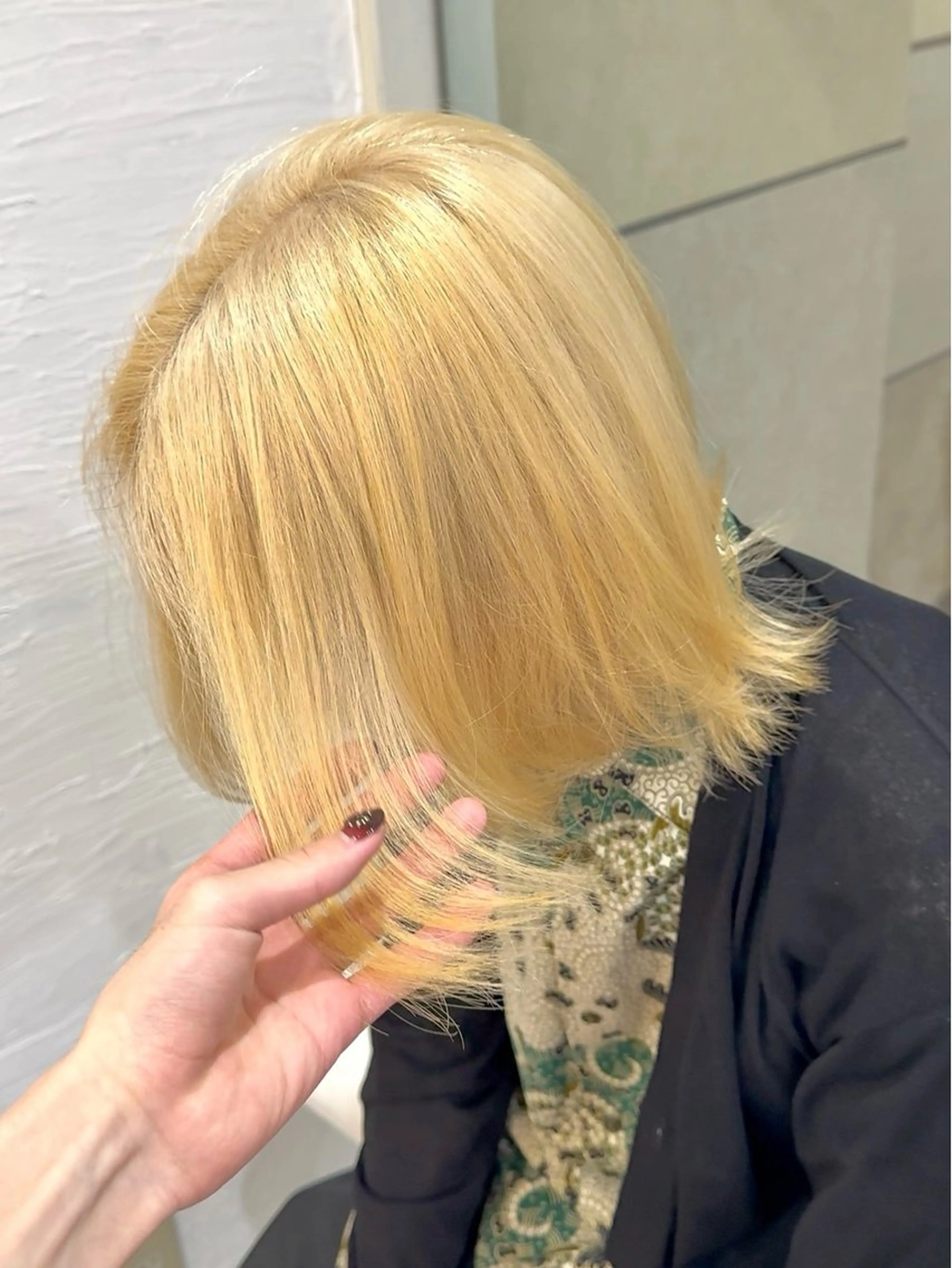 ミディアム ヘアカラー 名古屋デザイン SOLAのヘアスタイル