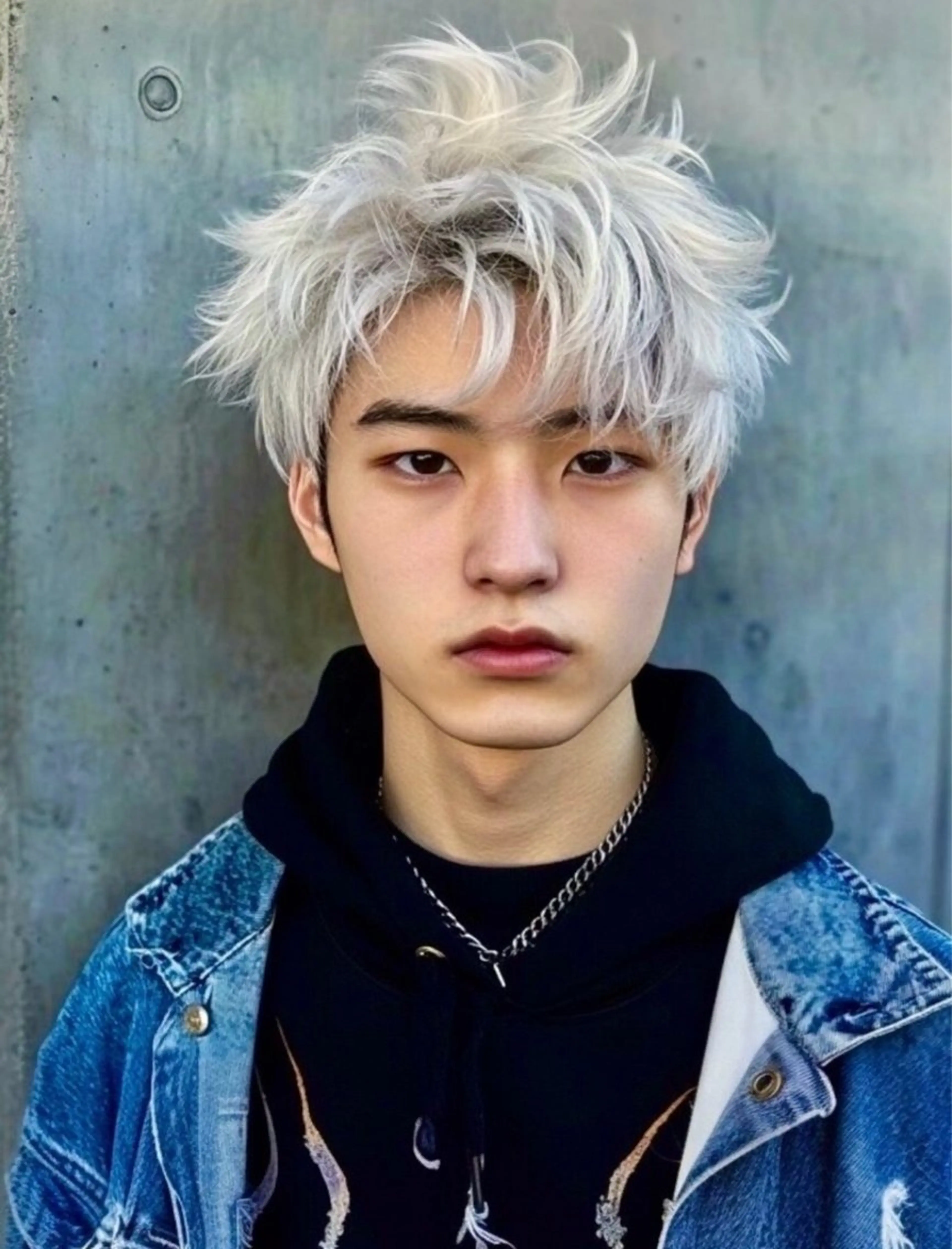 メンズ カット isseiハイトーン /韓国レイヤーのヘアスタイル