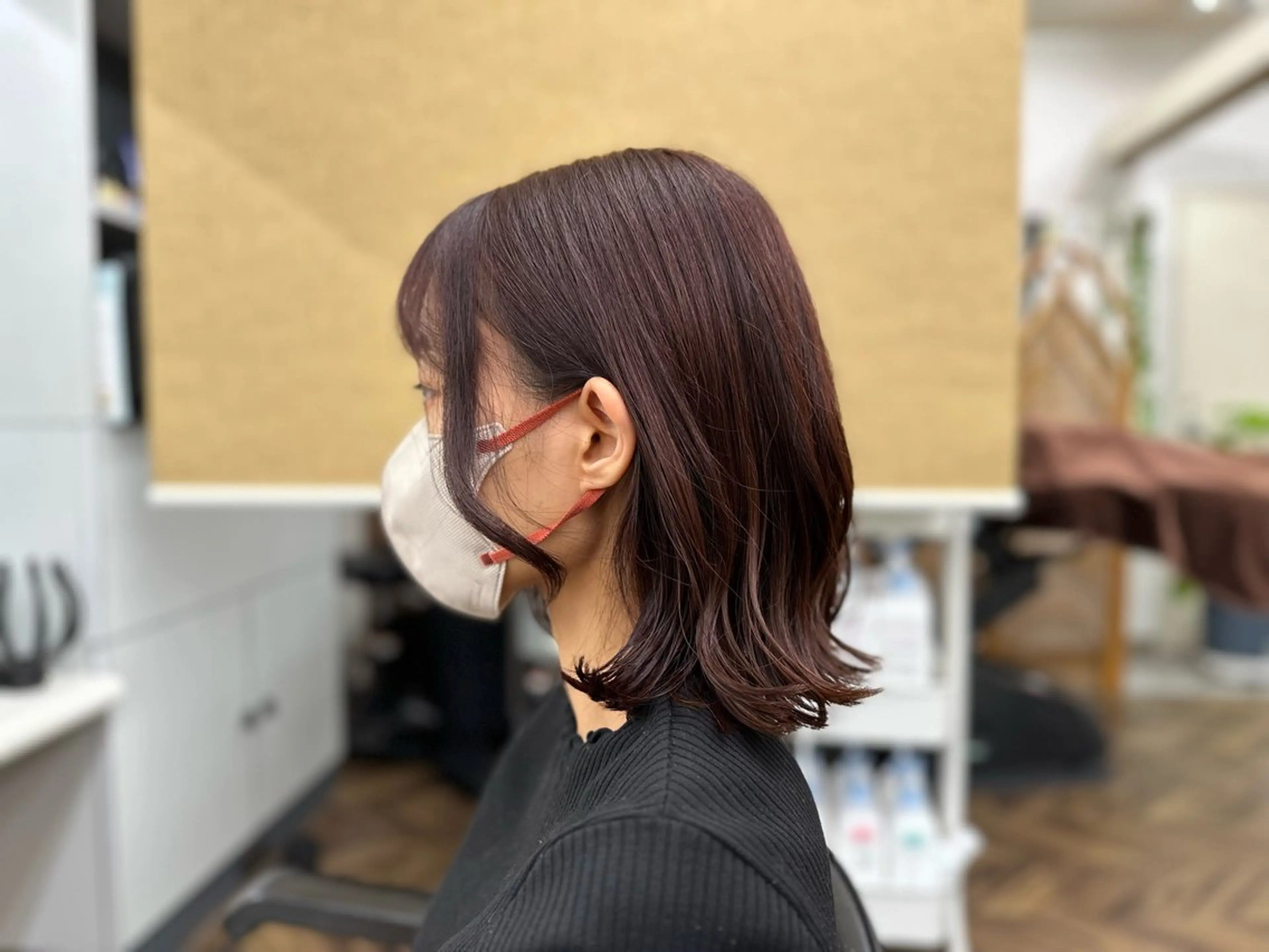 ミディアム カラー 似合わせ小顔カット 🌟神谷 ヨシタカのヘアスタイル