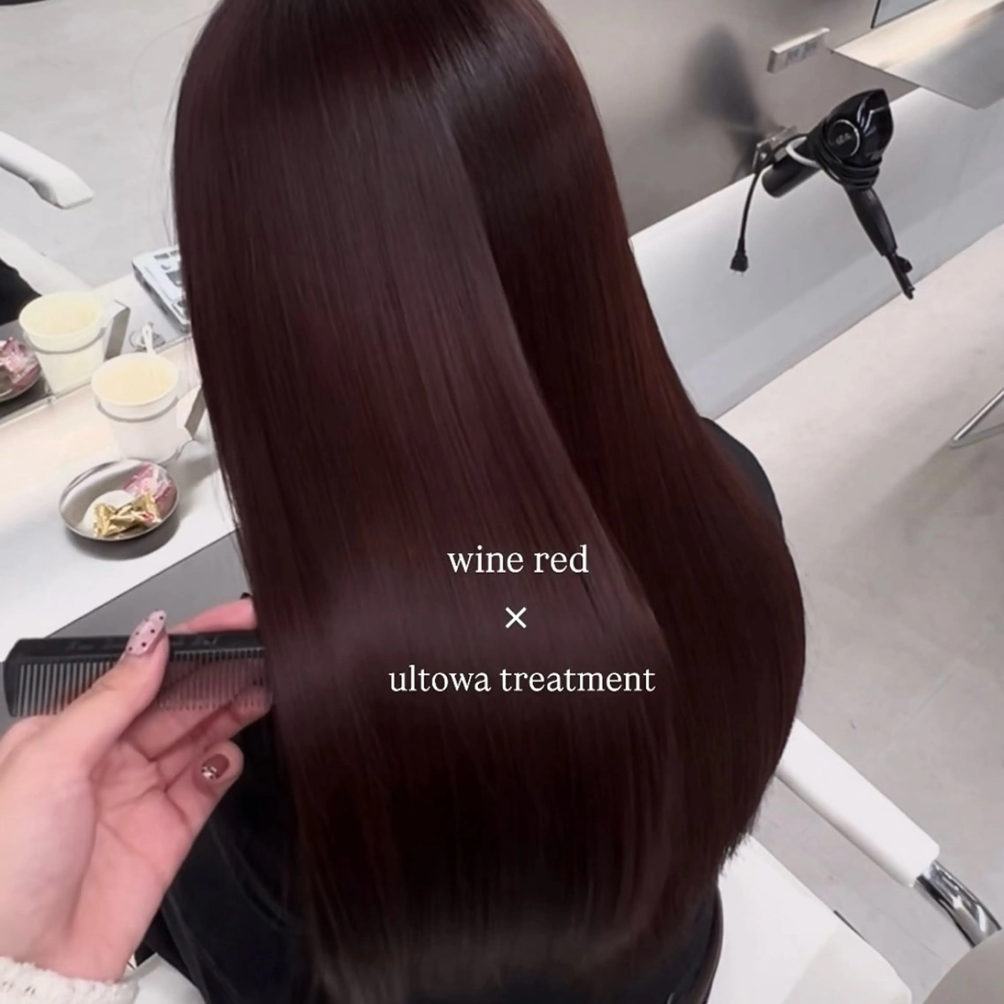 ロング ヘアカラー トリートメント 美容室lei miu所属・ゆみ／ lei miuのヘアスタイル