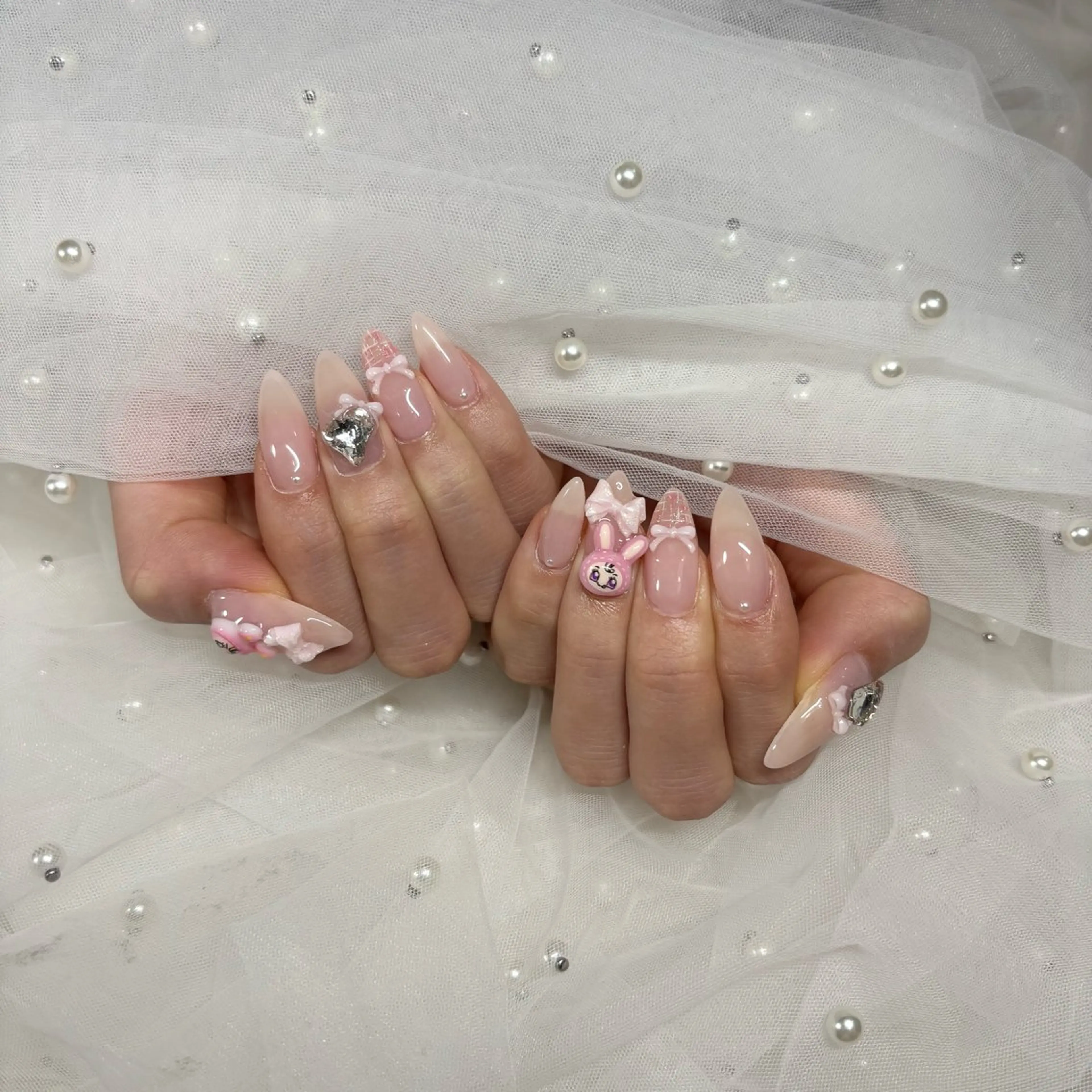 ネイル ハンドネイル ୨୧ mio୨୧のネイルデザイン