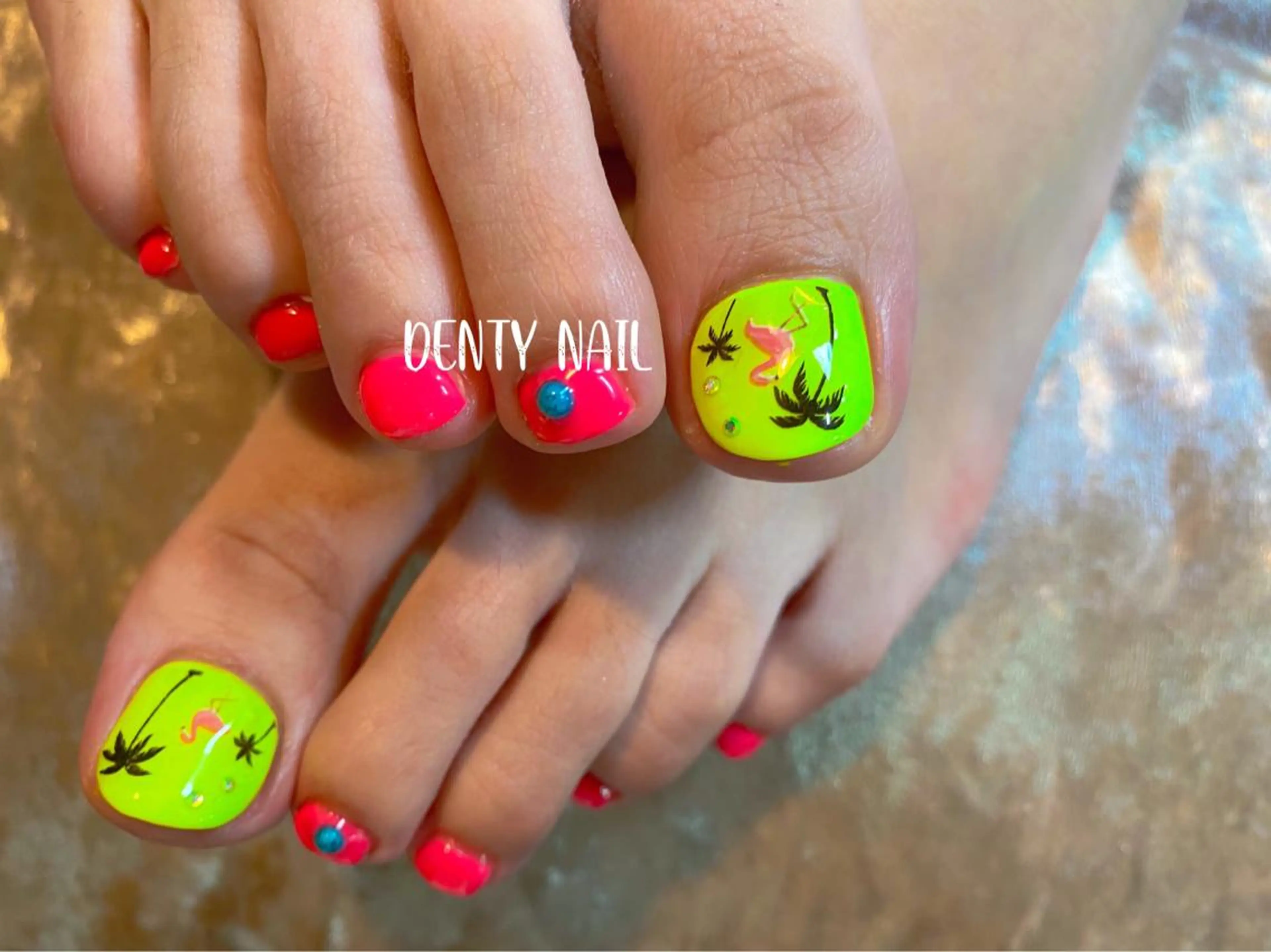 ネイル フットネイル DENTY NAIL所属・DENTY NAIL -ArtRoom-のネイルデザイン