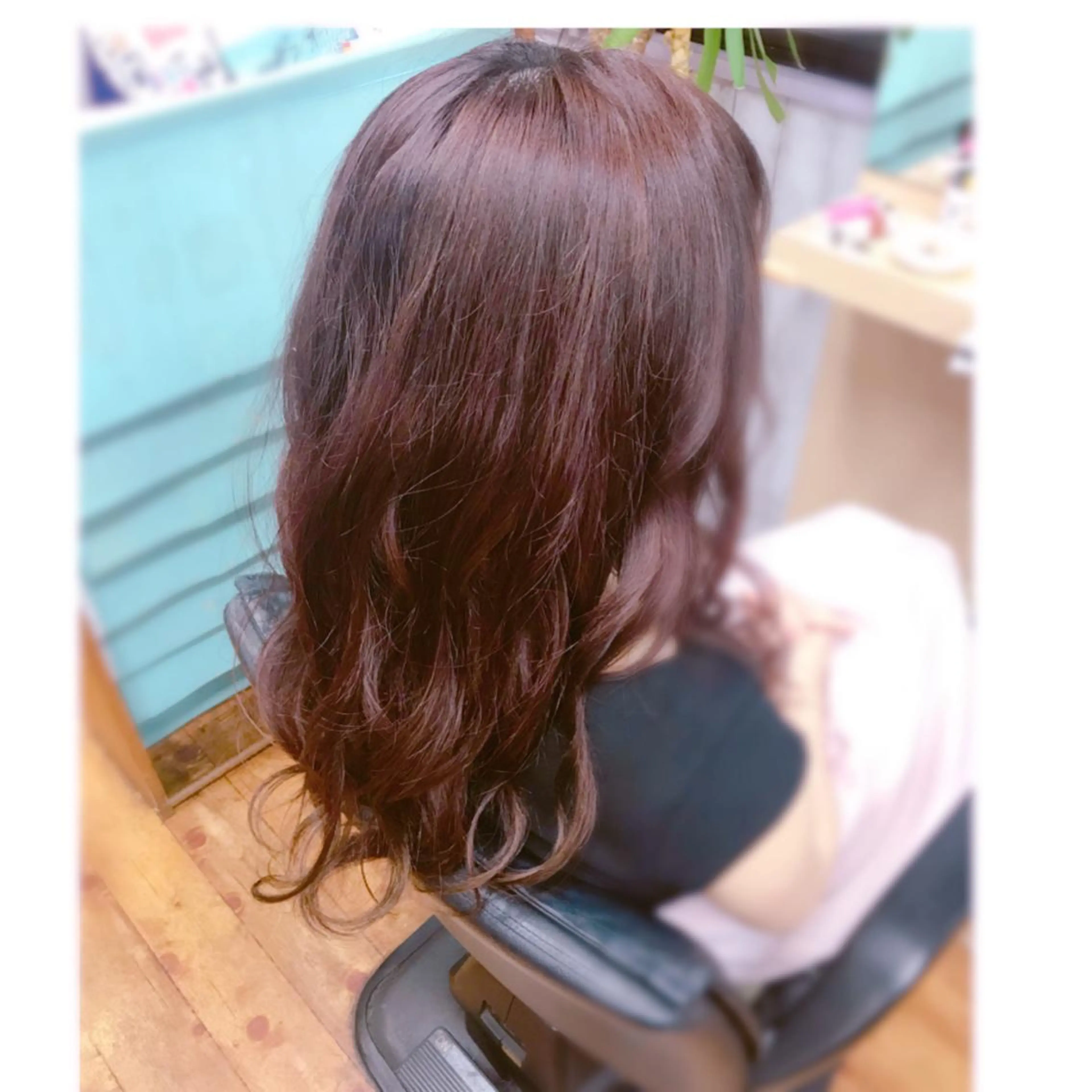 ロング カラー ヘアアレンジ kimiwada maiのヘアスタイル