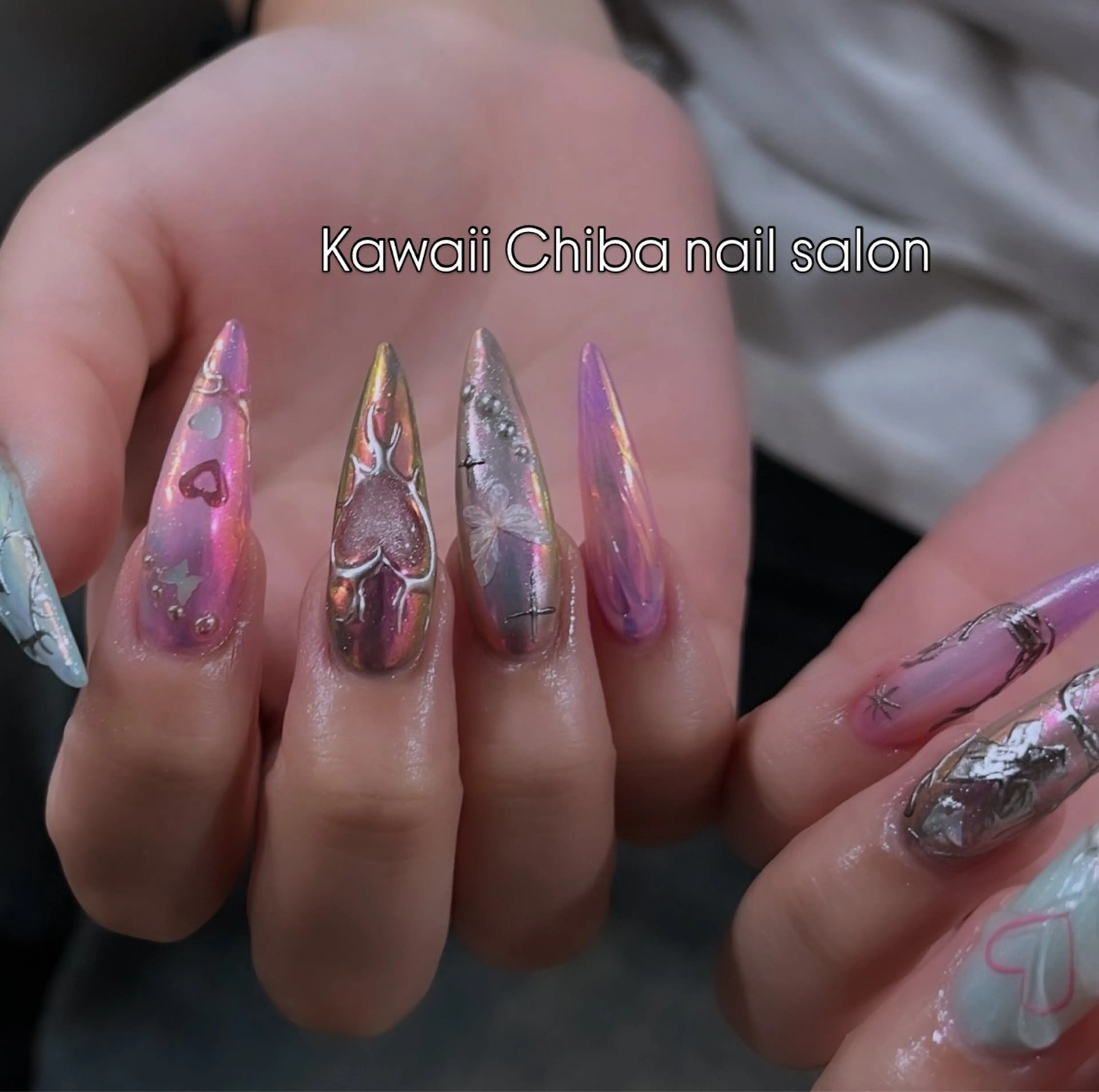 ネイル ハンドネイル ハンドケア Kawaii ChibaNailのネイルデザイン