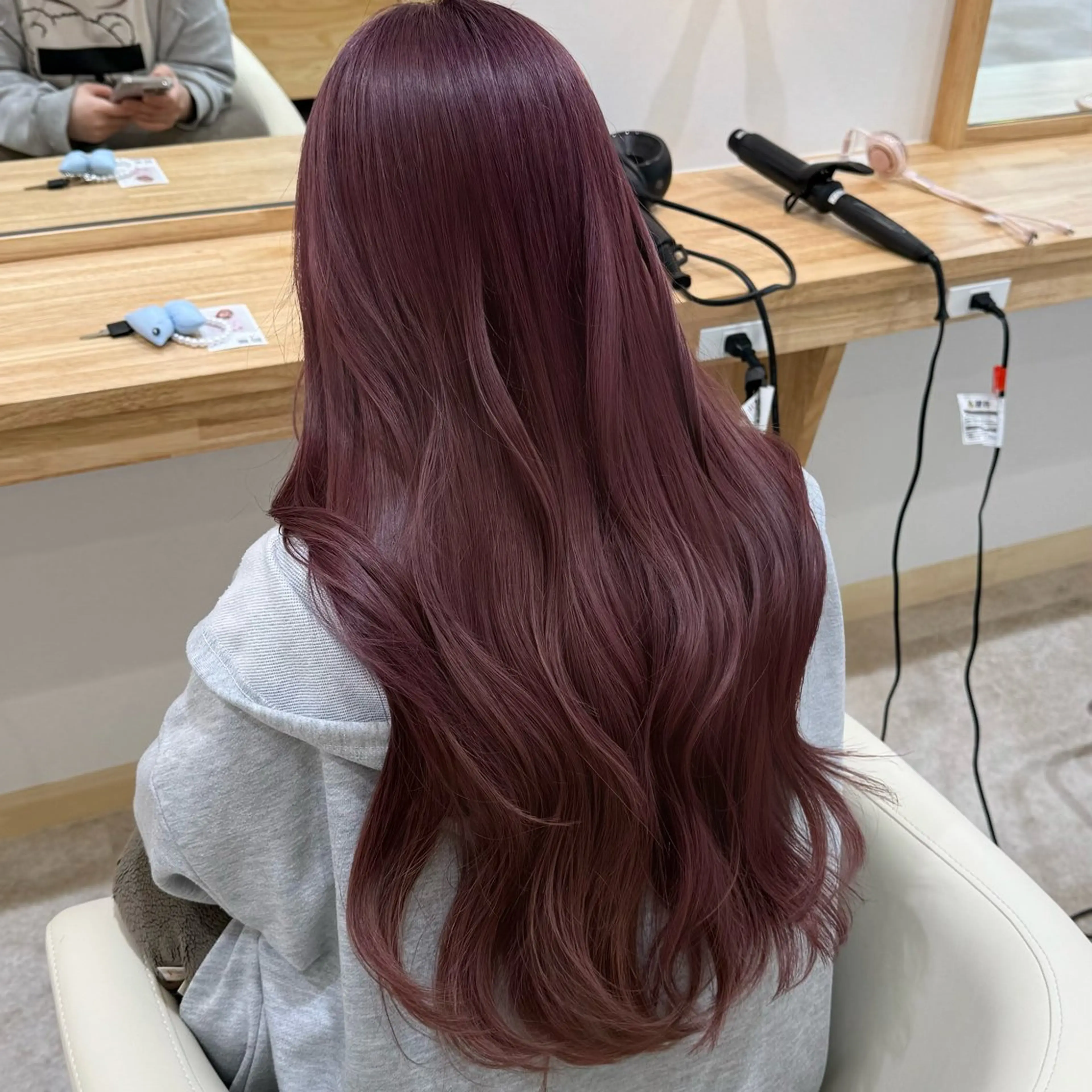 ロング カラー カット ヘアカラー トリートメント 柔らかいcolor ￤韓国￤🩰マユ🩰のヘアスタイル