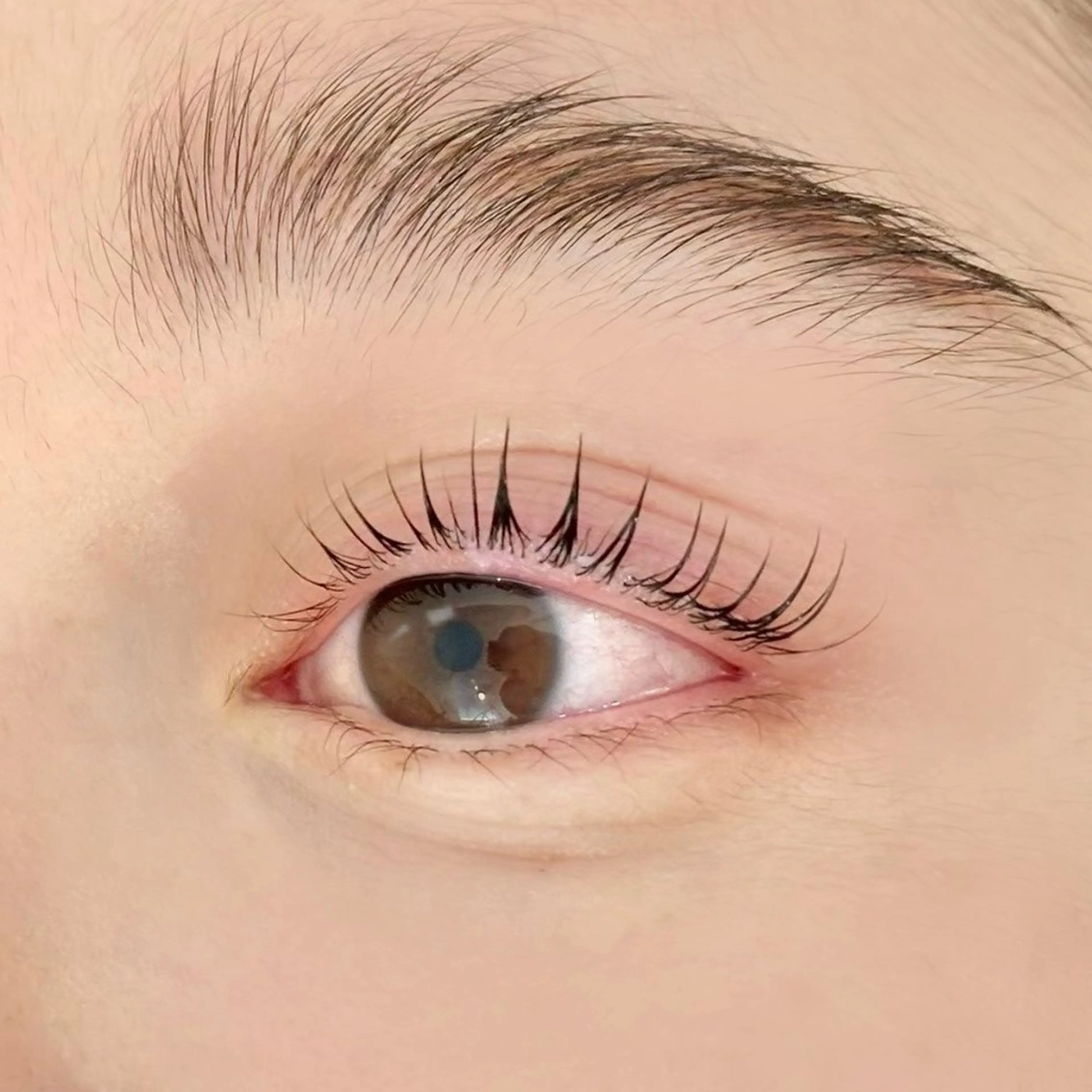 マツエク・マツパ ケラチンラッシュリフト 束感まつ毛 パリジェンヌラッシュリフト まつげパーマ 一重×まつ毛パーマ sara 🌙のマツエク・マツパデザイン