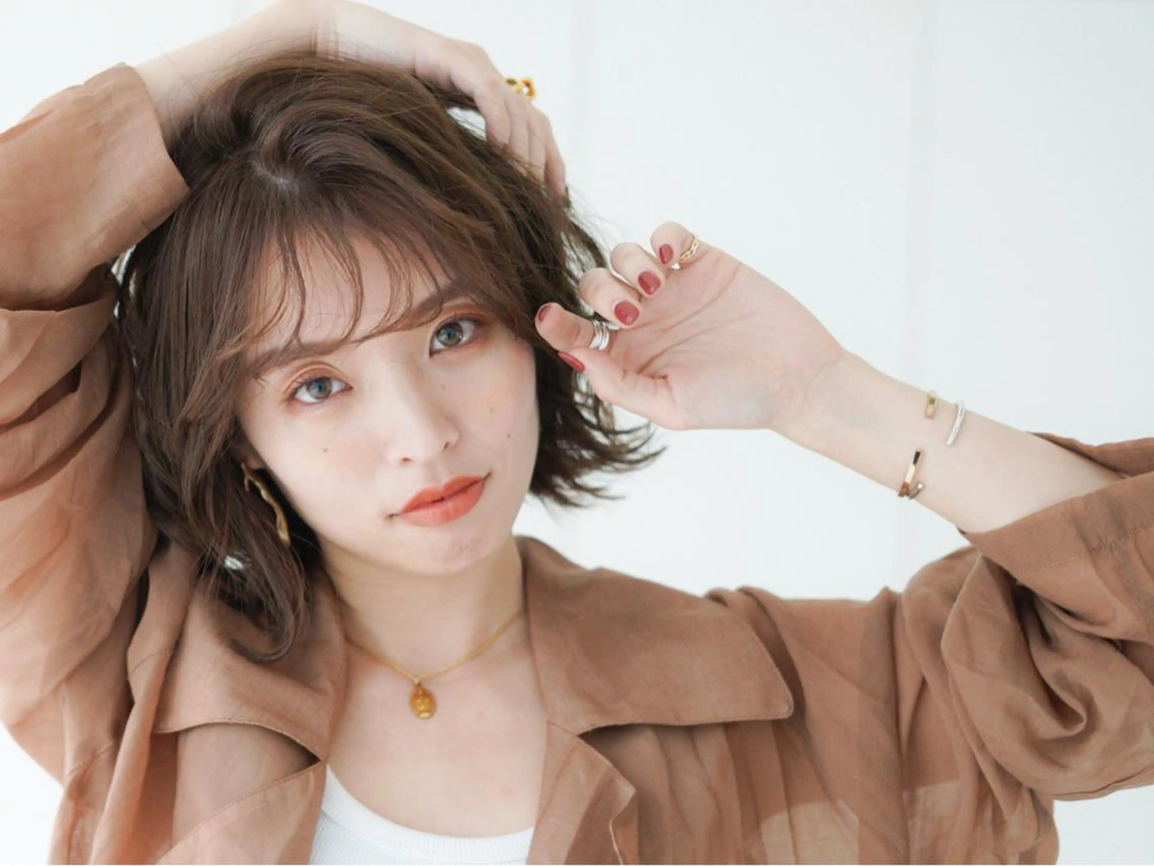 ショート カラー 【髪質改善】 美髪/久岡徹也のヘアスタイル