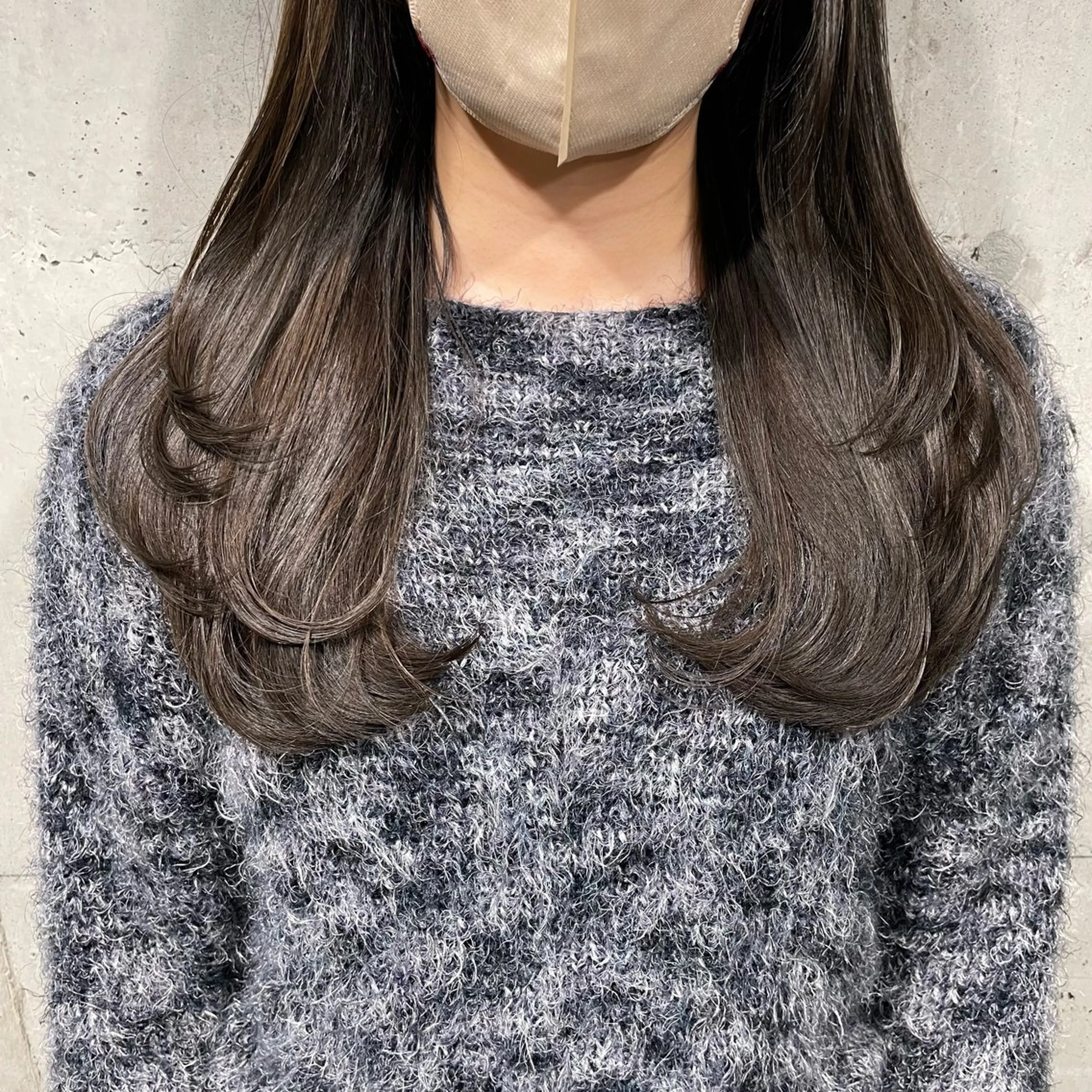 ミディアム 💎髪質改善縮毛矯正 SHU💎のヘアスタイル