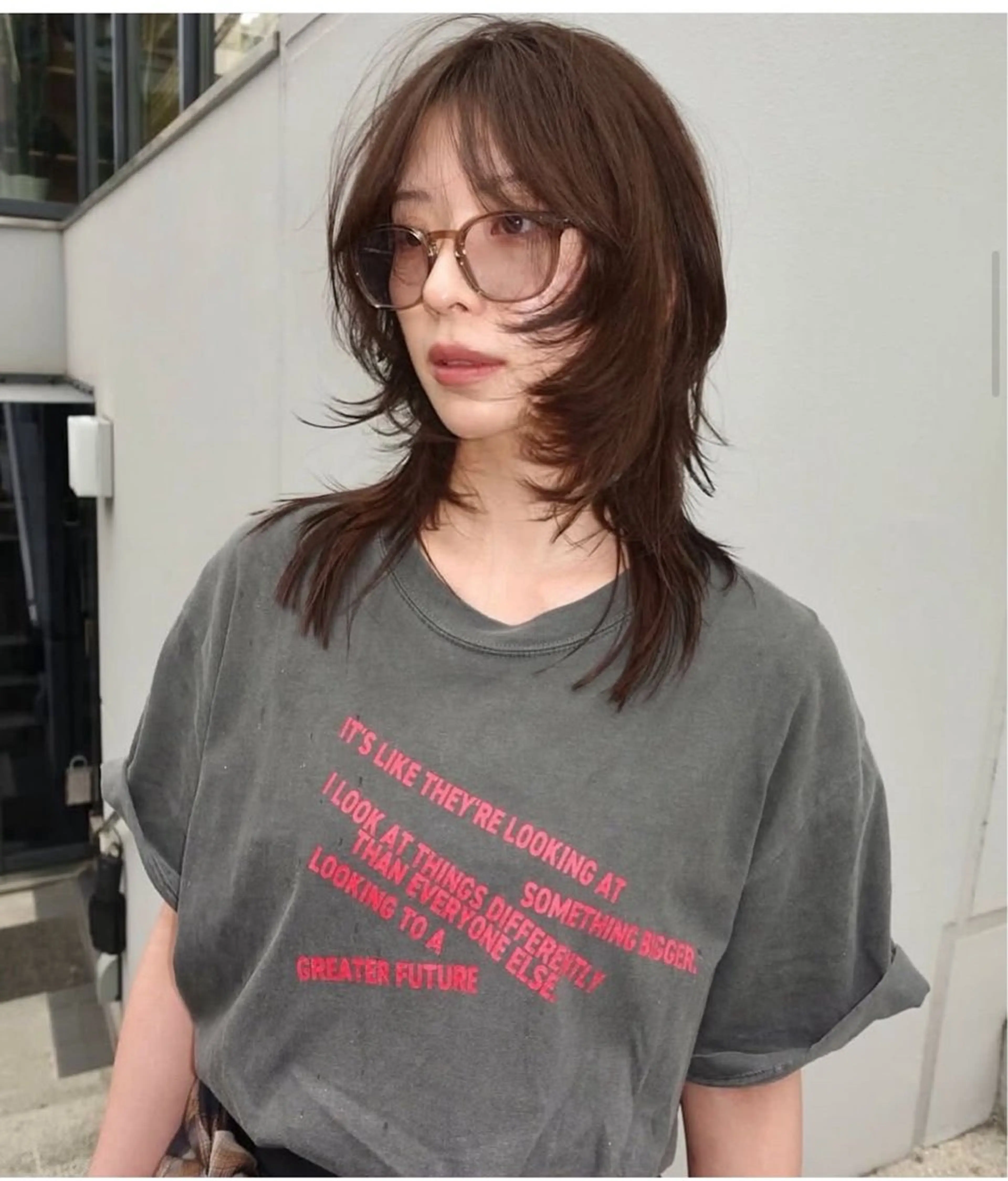 ミディアム カラー カット ヘアカラー SALOWIN(サロウィン)広島並木通り所属・【ショート／ウルフ／ パーマ】kotaroのヘアスタイル