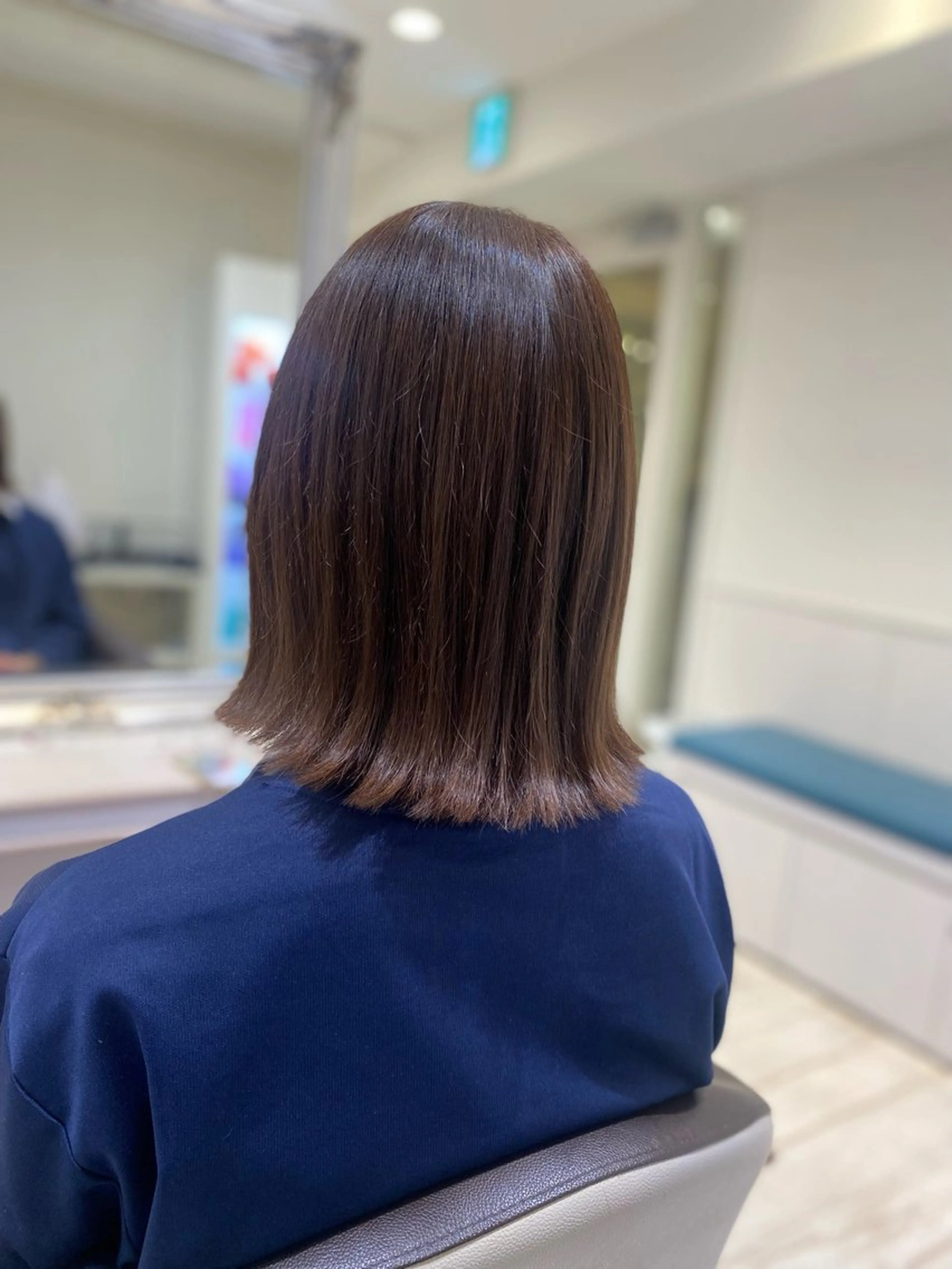 ミディアム ボブ 外ハネヘア 大森 悠稀/武蔵小杉のヘアスタイル