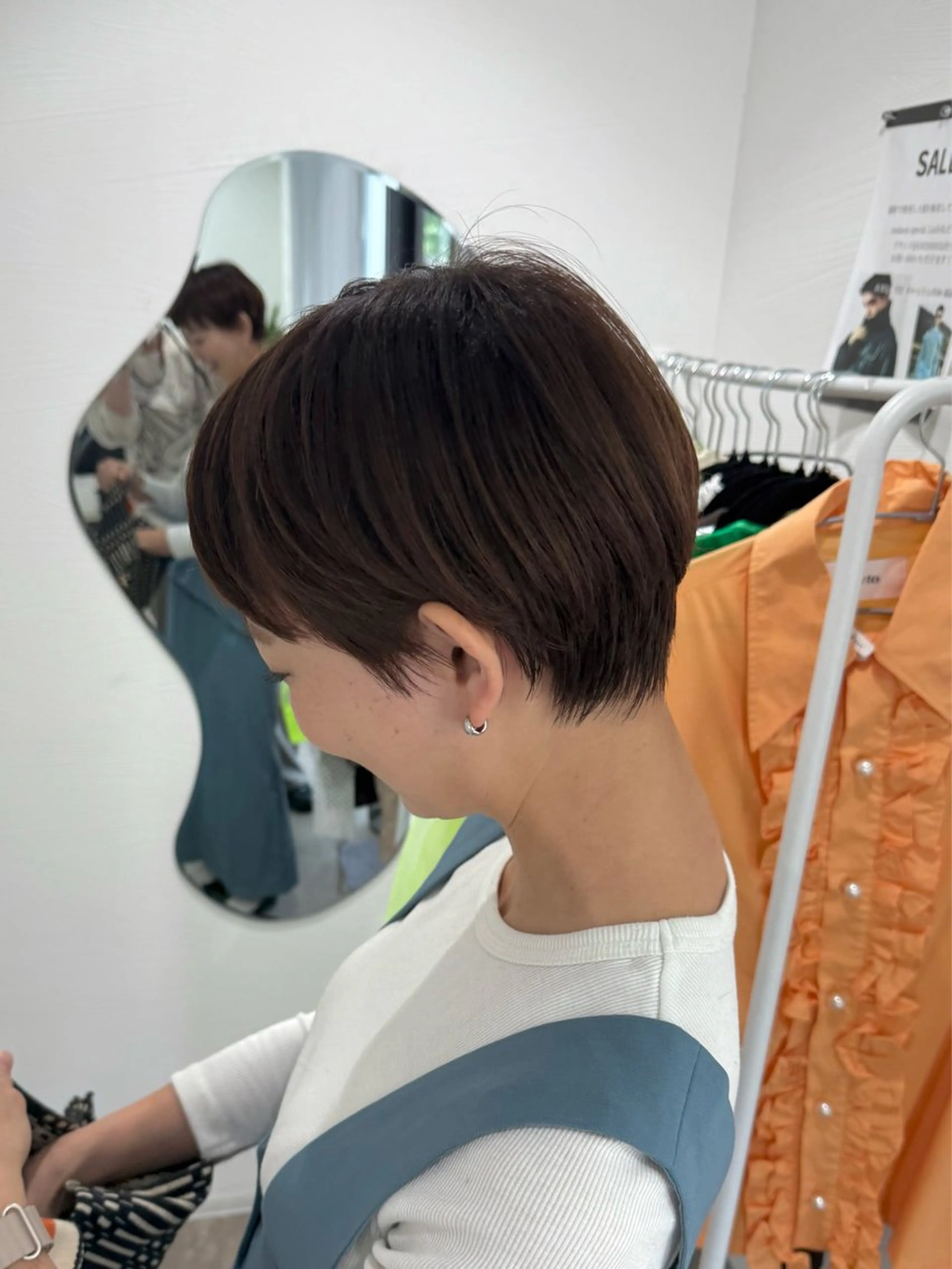 ショート カット トリートメント ショートヘアとカラー の専門家/もりしーのヘアスタイル