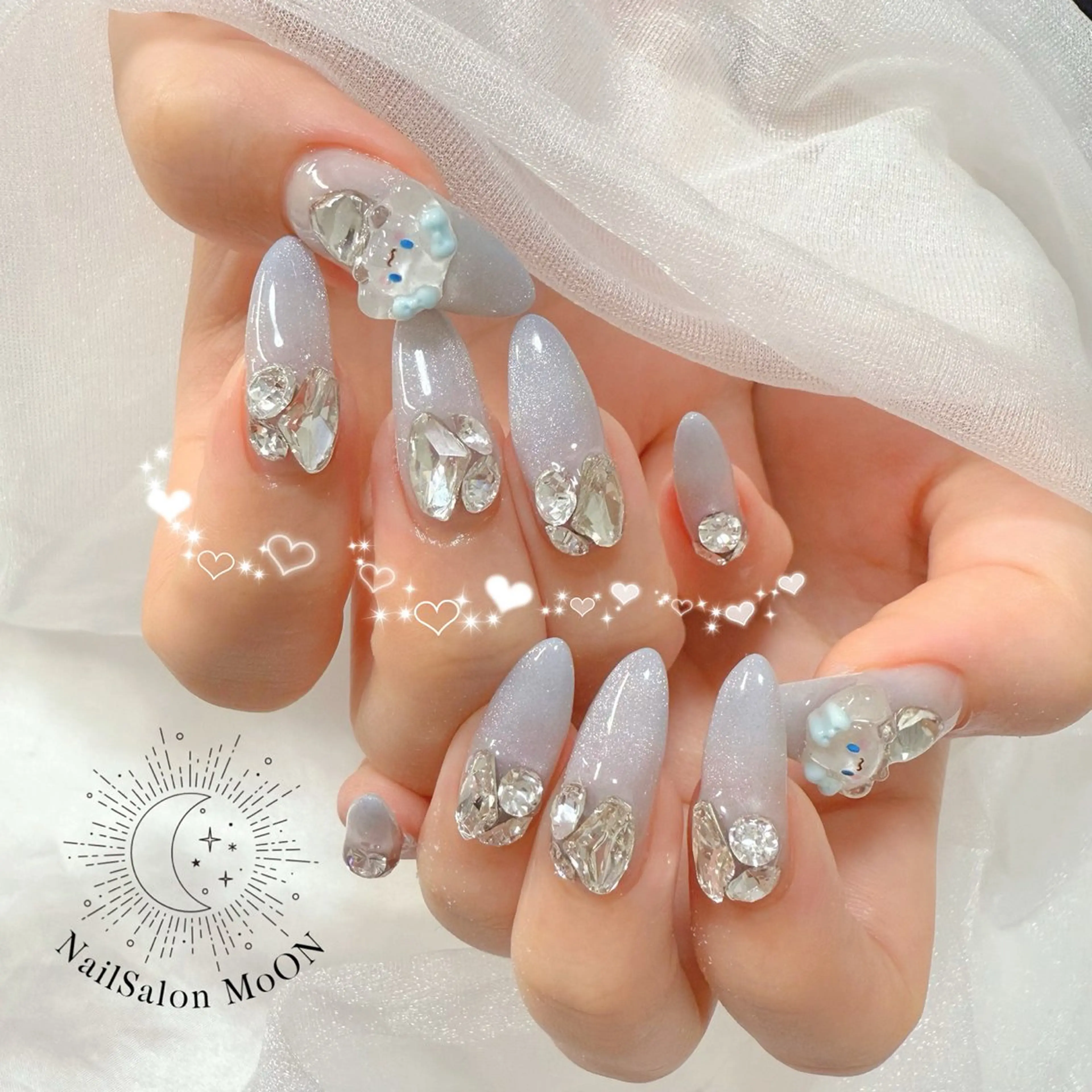 ネイル ハンドネイル ハンドケア MoON...❤︎ MeGuのネイルデザイン