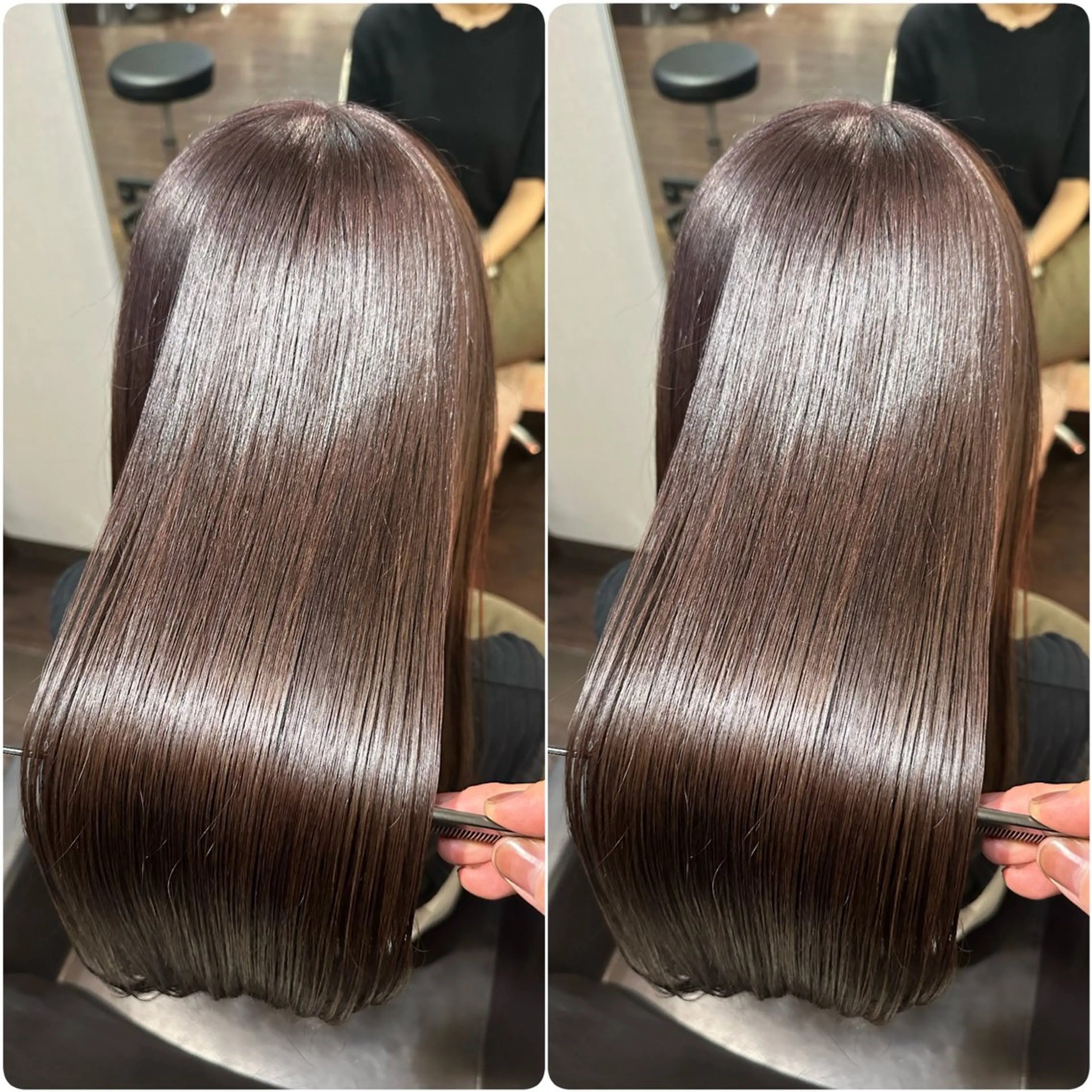 ロング カラー カット ヘアカラー トリートメント ヘッドスパ youres hair 髪質改善トリートメント&ヘッドスパ　新宿EAST所属・🌹ULTOWA🌹 髪質改善/縮毛/店長のヘアスタイル