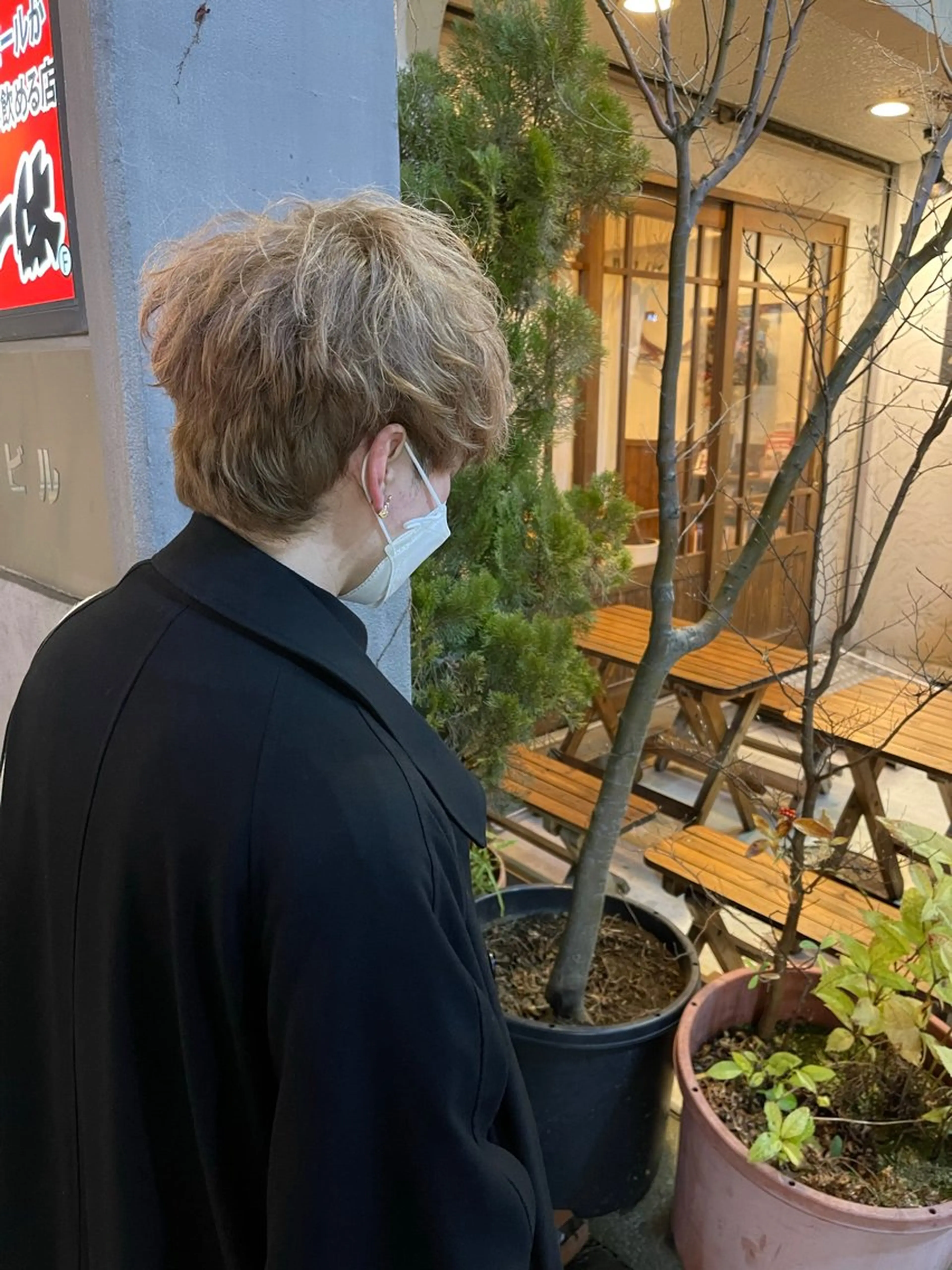 ショート カラー メンズ メンズハイトーン マッシュ ハイトーンカラー ショート/ボブ アンドウ☺︎のヘアスタイル