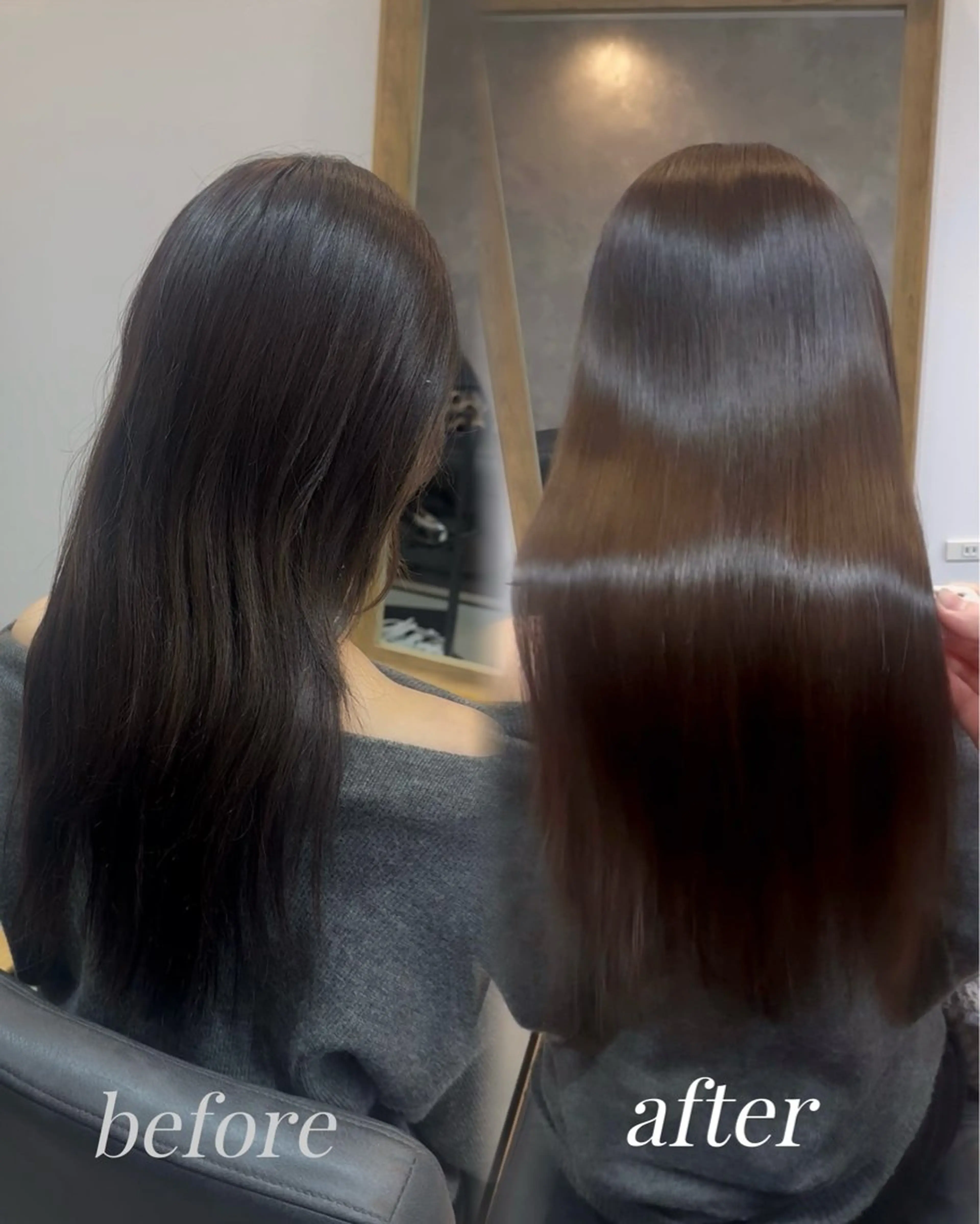 縮毛矯正 トリートメント Asuka/髪質改善 /カラー/ヘアセットのヘアスタイル