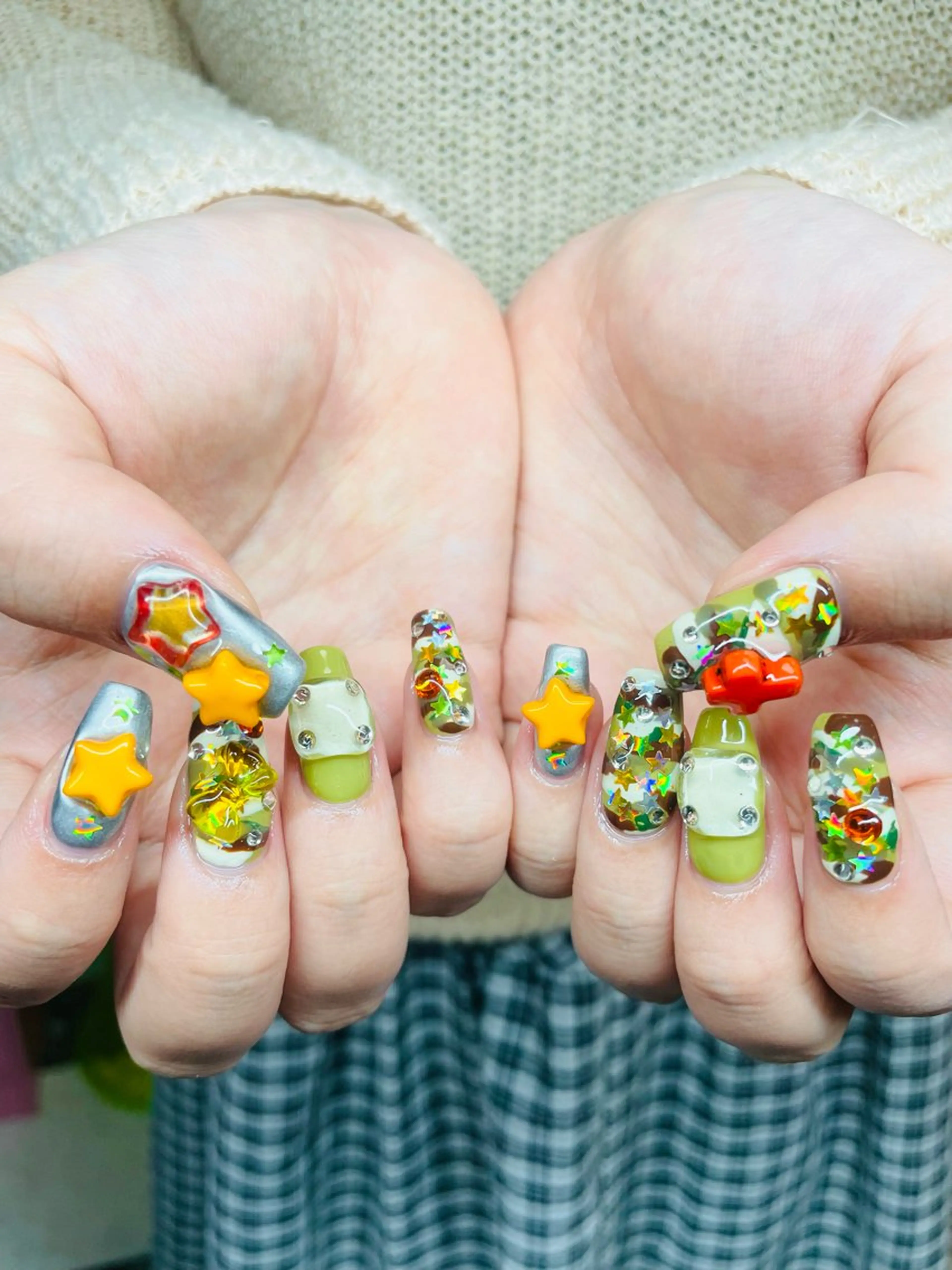 ネイル 持ち込み シンプルネイル ハンドネイル posa nail モエミのネイルデザイン