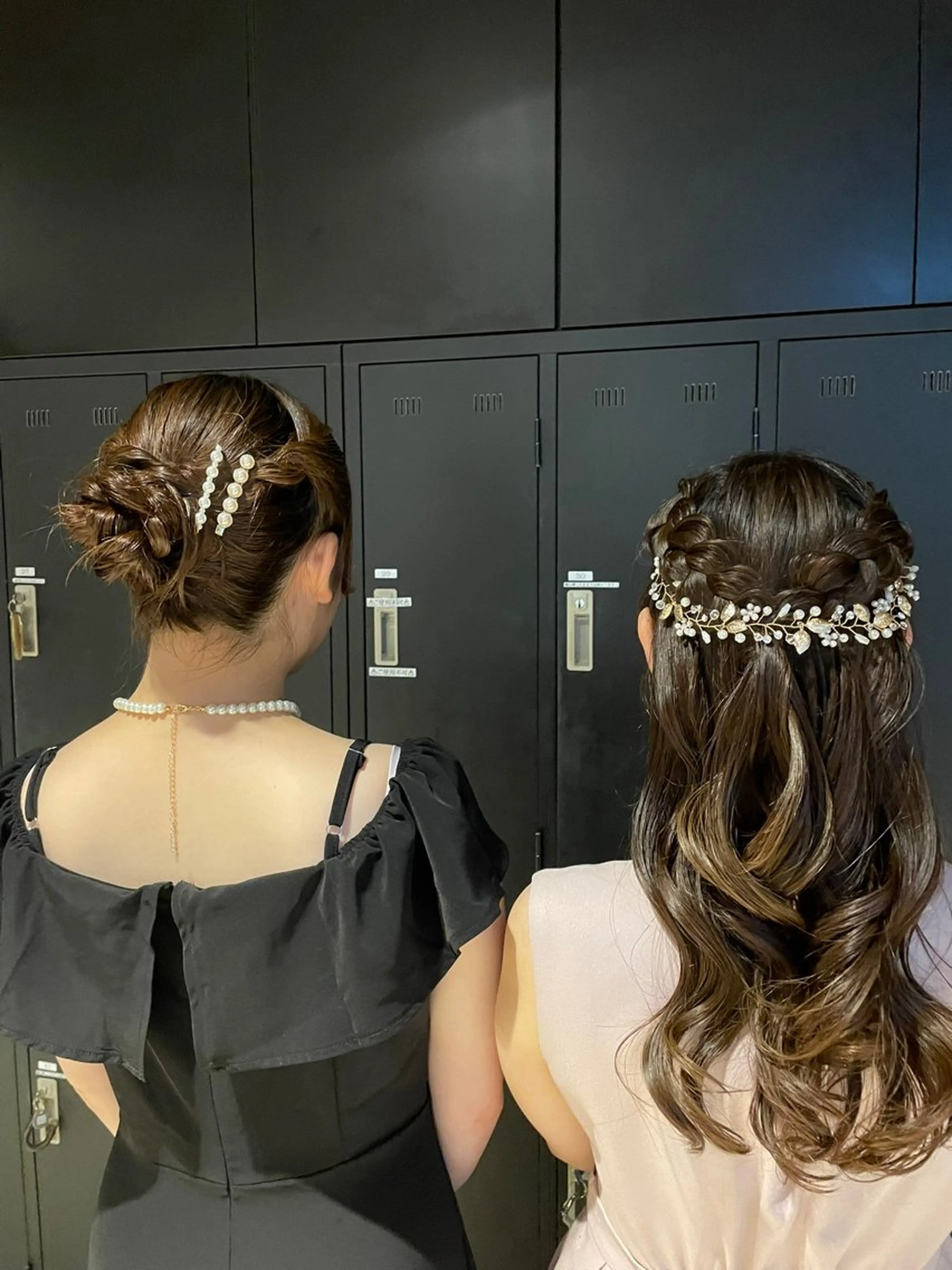 ヘアアレンジ ヘアセット 艶カラー/アレンジ/ はまぐちうみのヘアスタイル