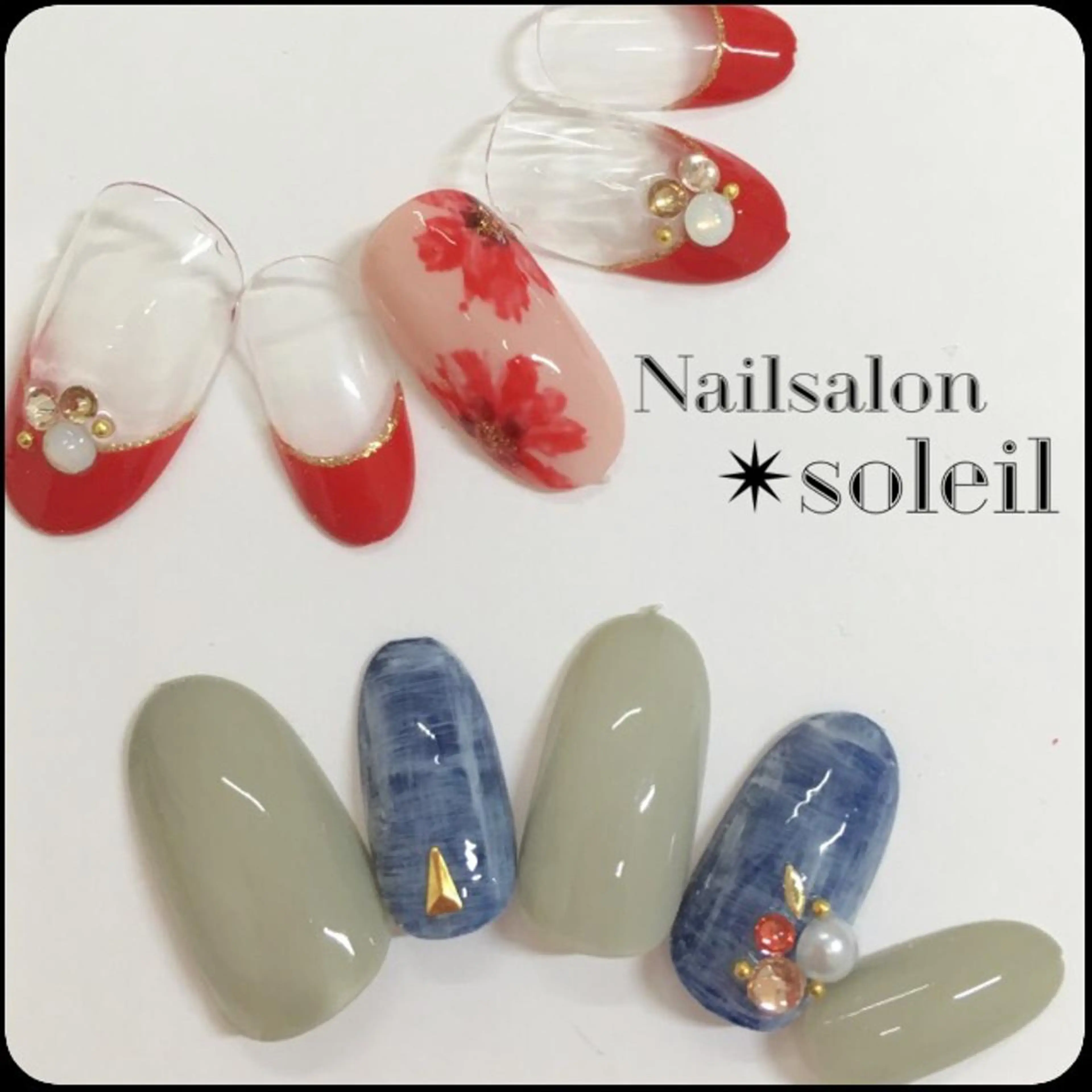 ネイル 粟津 美紀のネイルデザイン