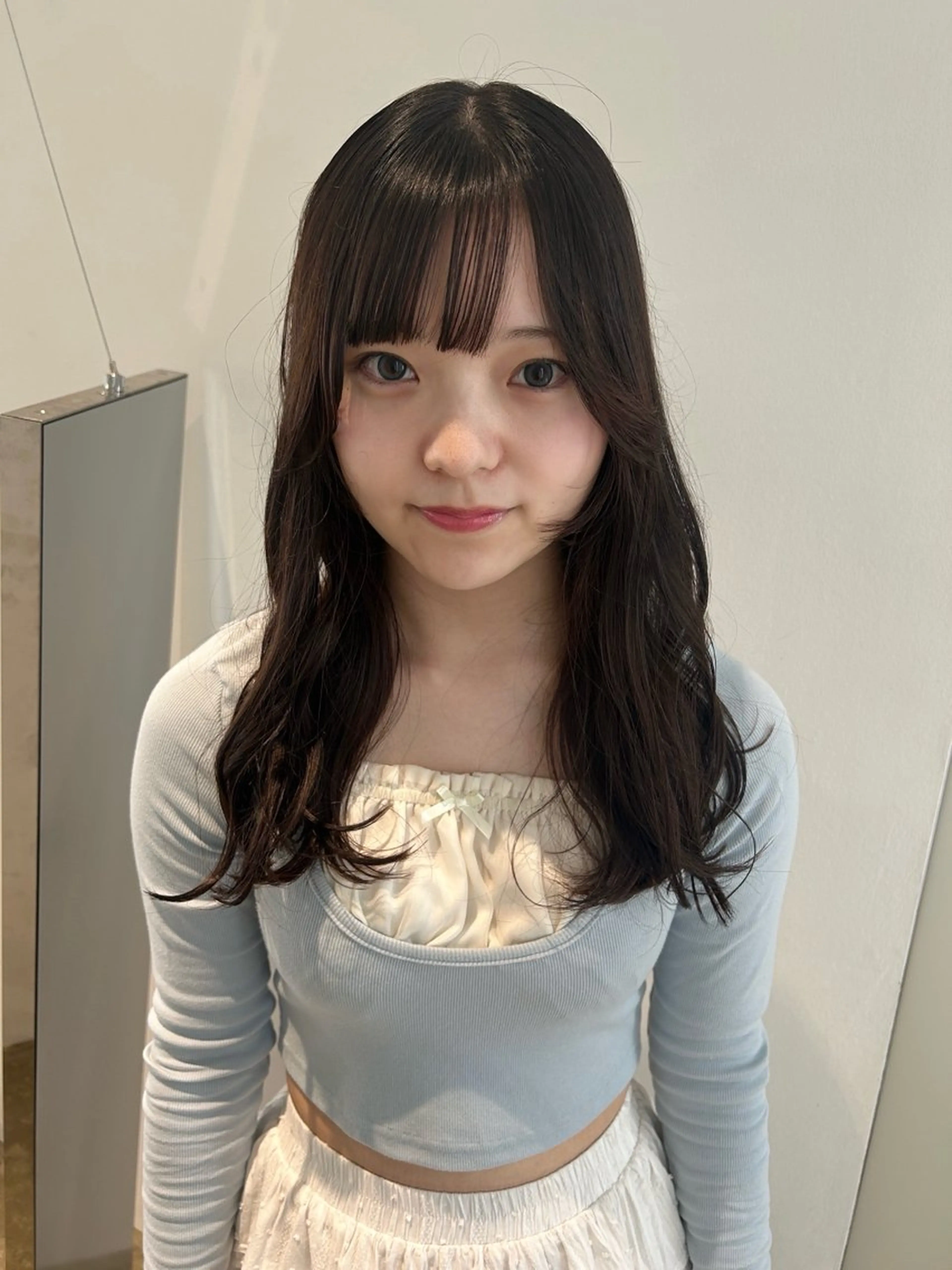 ロング 顔周りカット カット 髙林 優衣のヘアスタイル