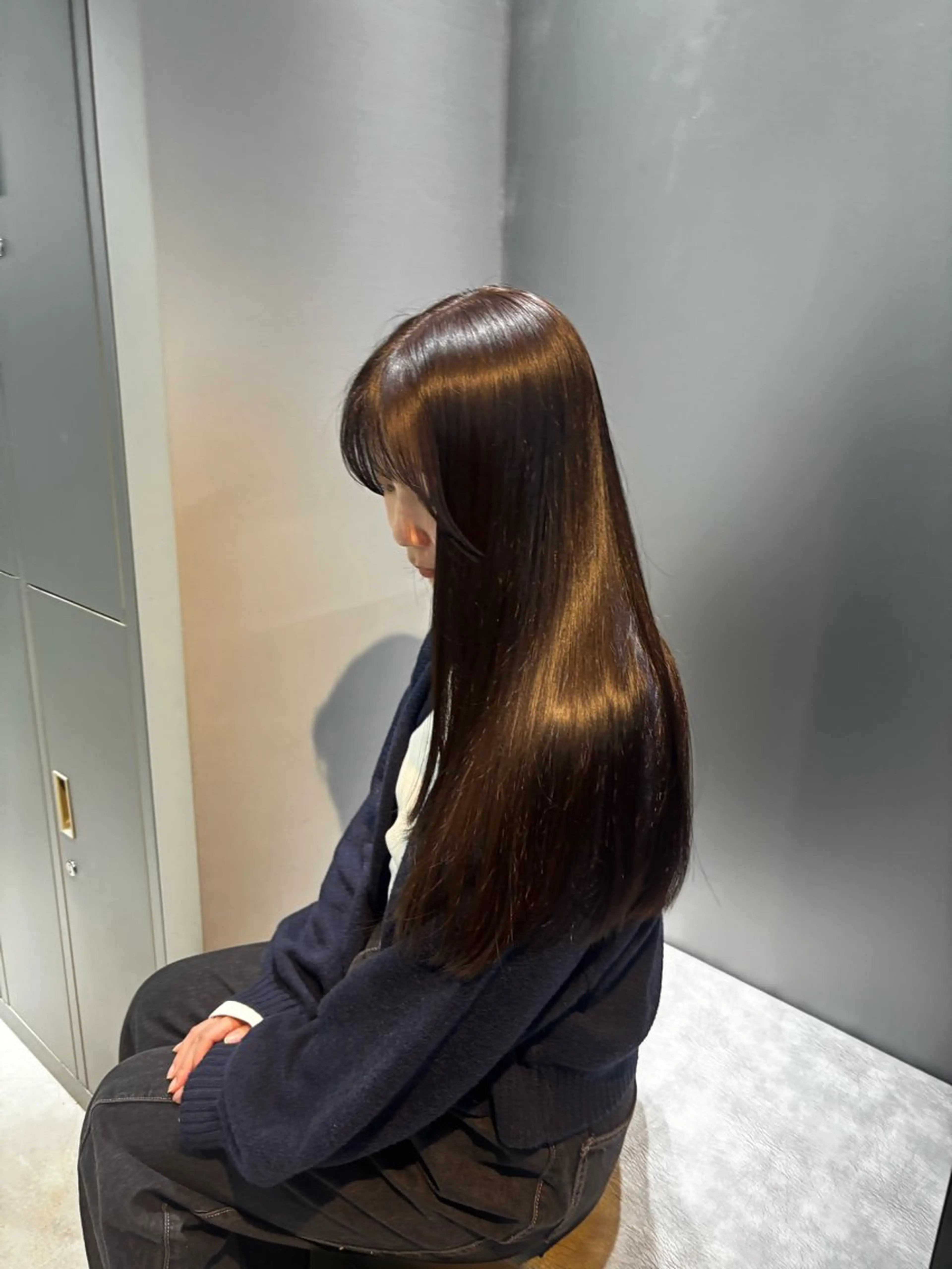 ロング カラー カット ヘアカラー トリートメント 新宿/髪質改善/ 縮毛矯正/suuのヘアスタイル